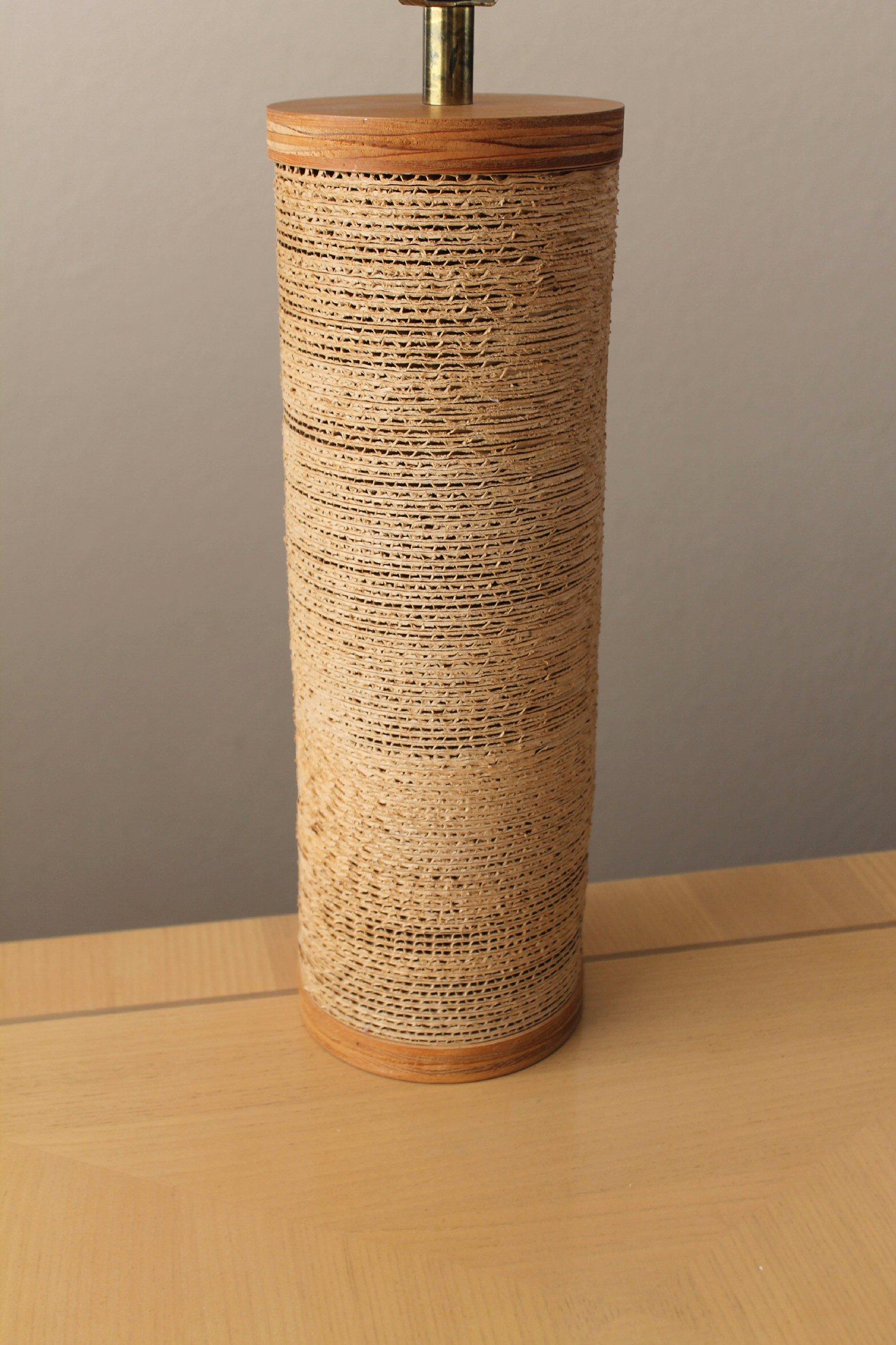 Américain Lampe de table emblématique Gregory Van Pelt Cardboard, moderne du milieu du siècle dernier Design/One en vente