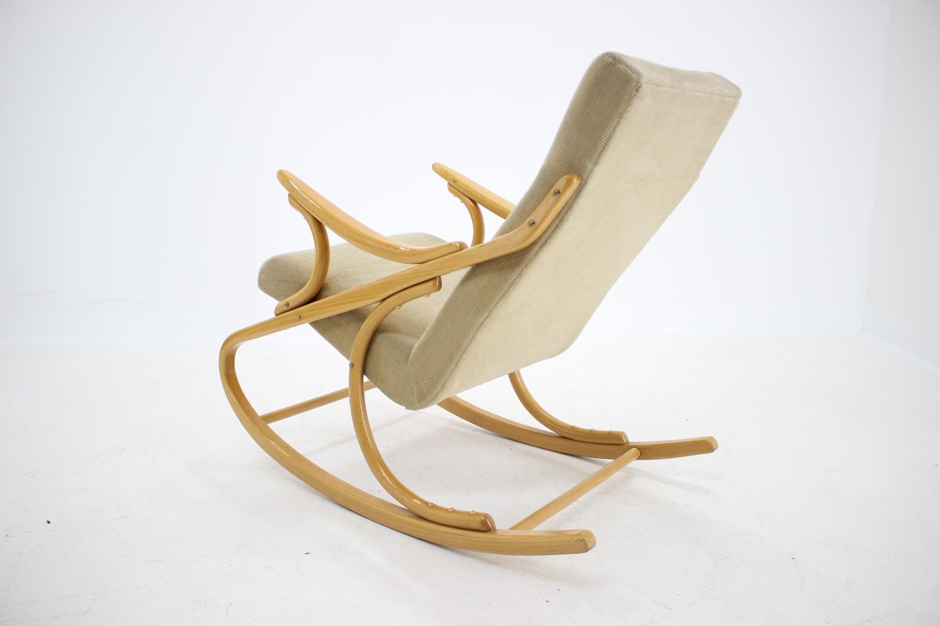 Mid-Century Modern Iconic Midcentury Design Rocking Chair / Expo, 1958 For Sale