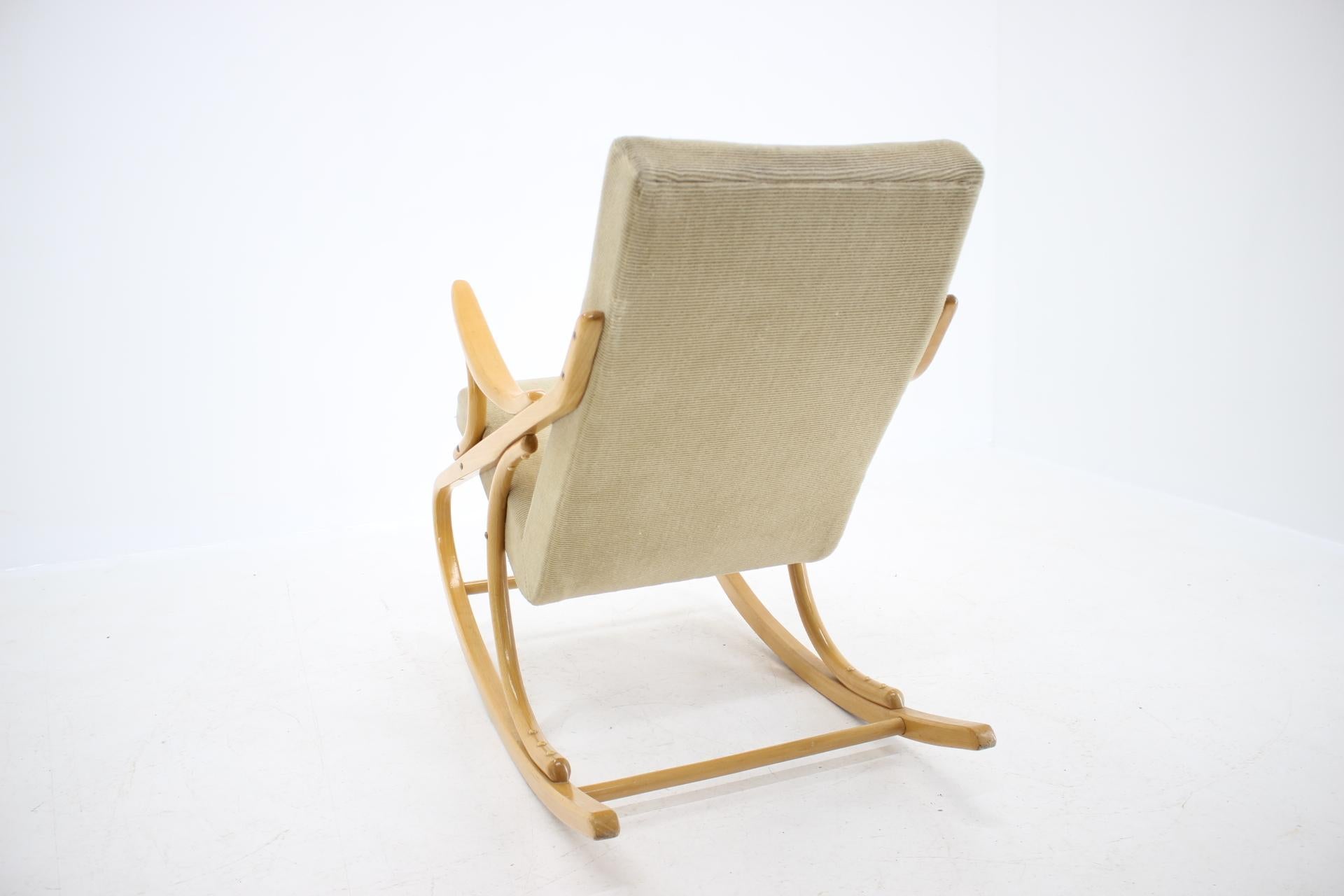Iconic Midcentury Design Rocking Chair / Expo, 1958 In Good Condition For Sale In Praha, CZ