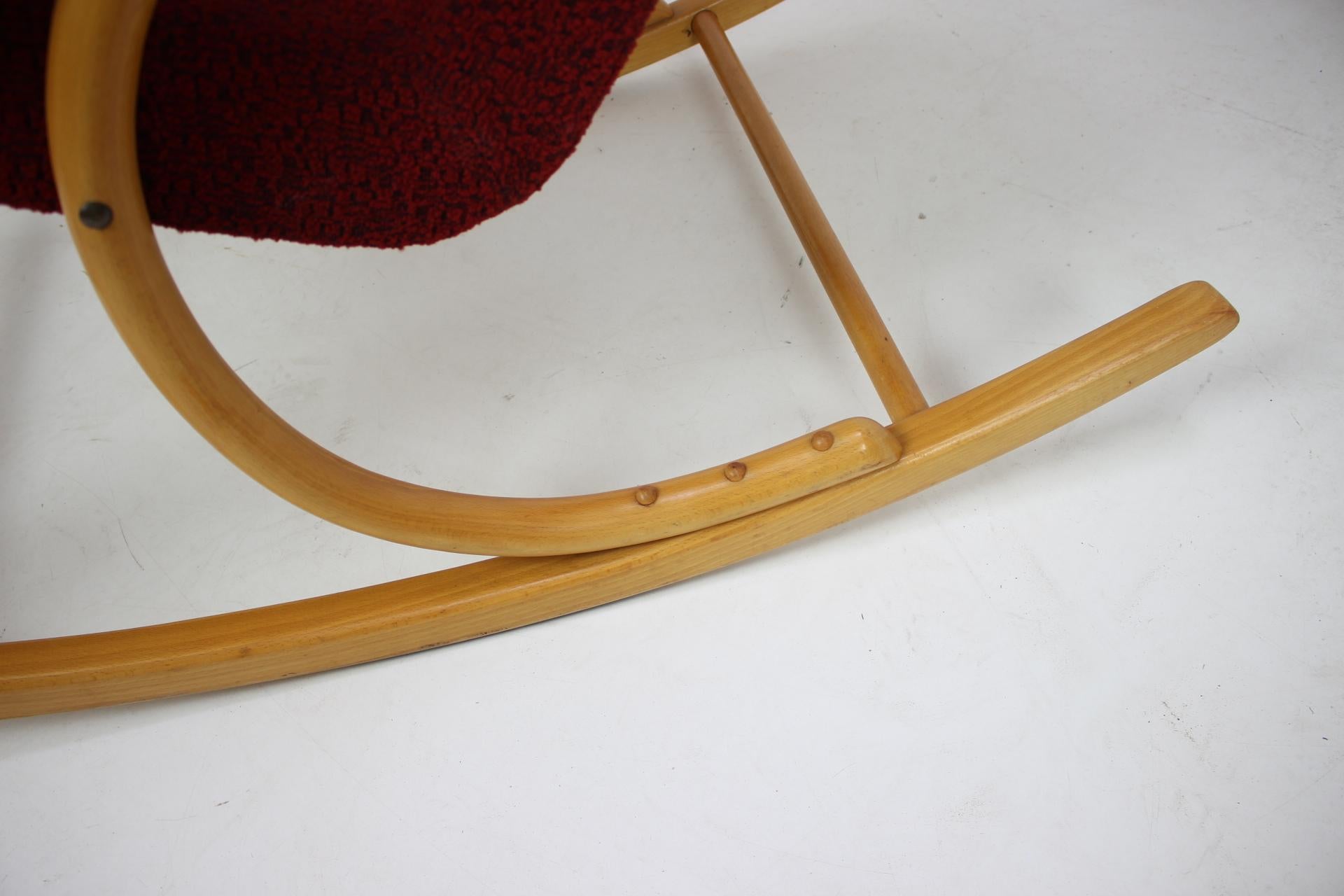 Late 20th Century Iconic Midcentury Design Rocking Chair / Expo, 1970 For Sale