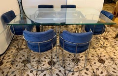 Iconic Milo Baughman Thayer Coggin Mid-Century Dining Room Set Table & 6 Chairs