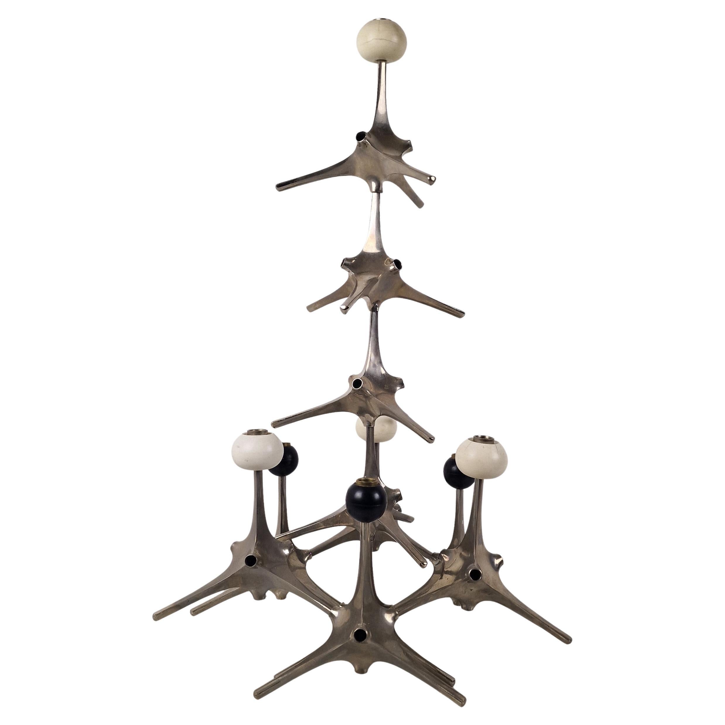 Iconic Modular Candleholder by Caesar Stoffi 
Fritz Nagel, Germany, 1960s en vente