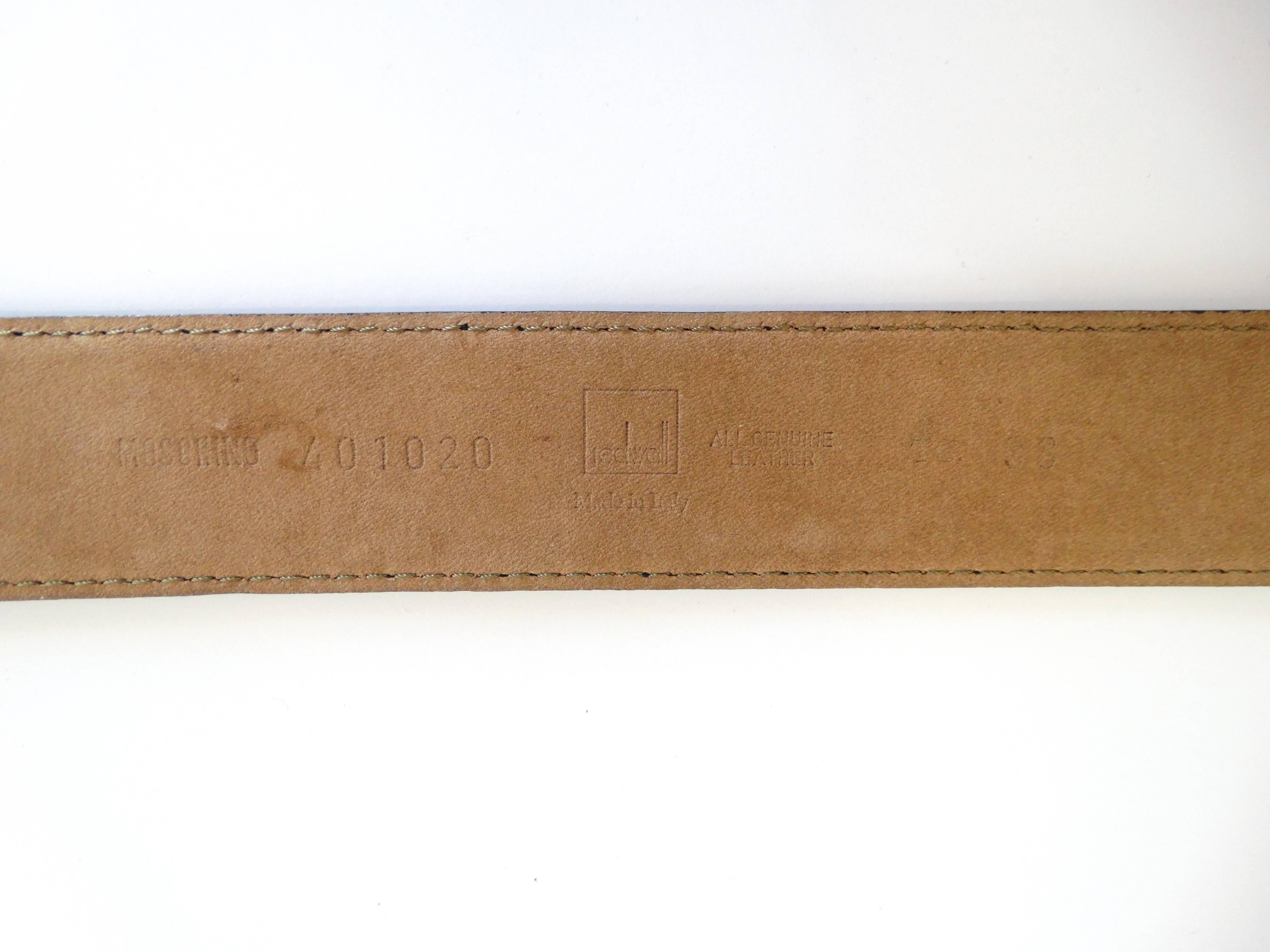 Iconic Moschino Logo Letter Belt For Sale 1