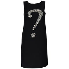 Iconic MOSCHINO Question Mark Embellished Dress