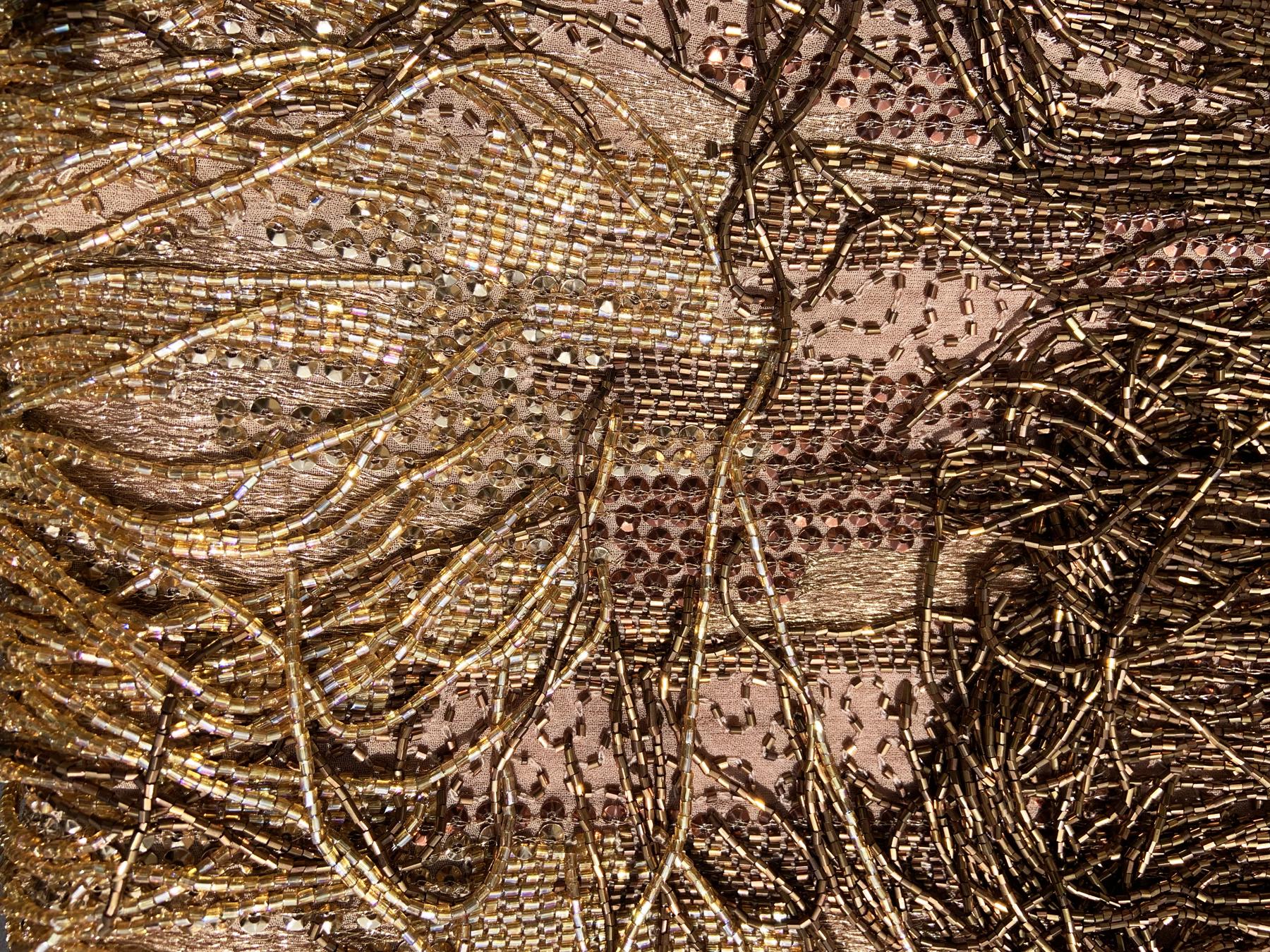 Iconic MUSEUM Roberto Cavalli Fringe Beaded Dress as seen on TAYLOR SWIFT It. 40 6