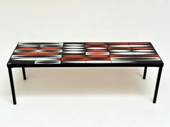 Iconic Navettes Low Table, Roger Capron, Vallauris c. 1960