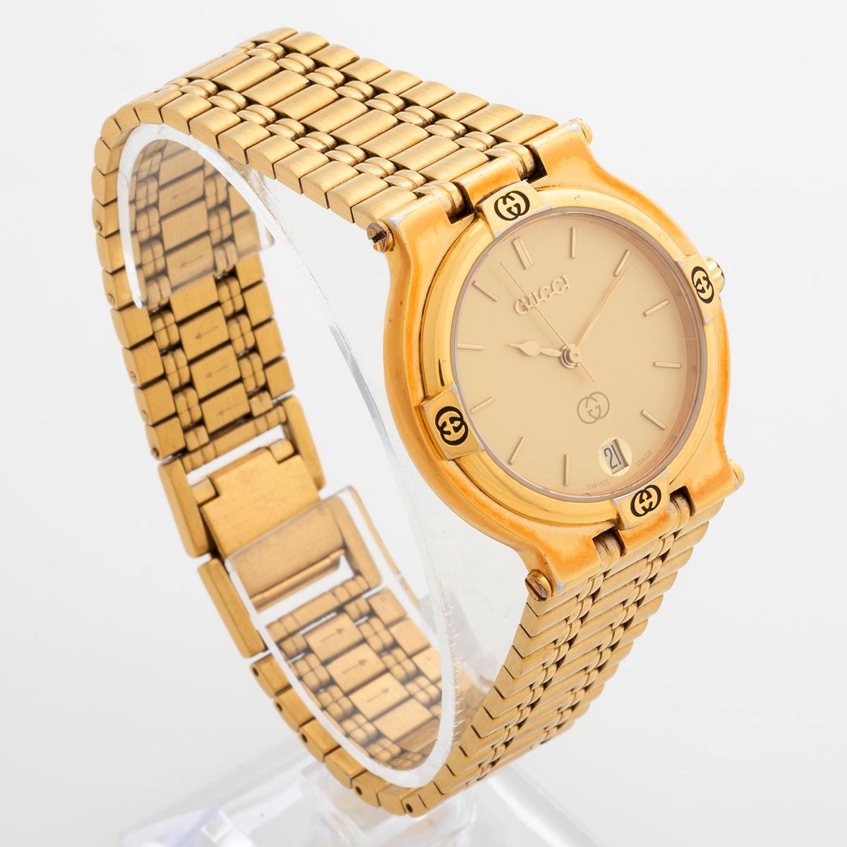 Gucci 9200m gold watch best sale
