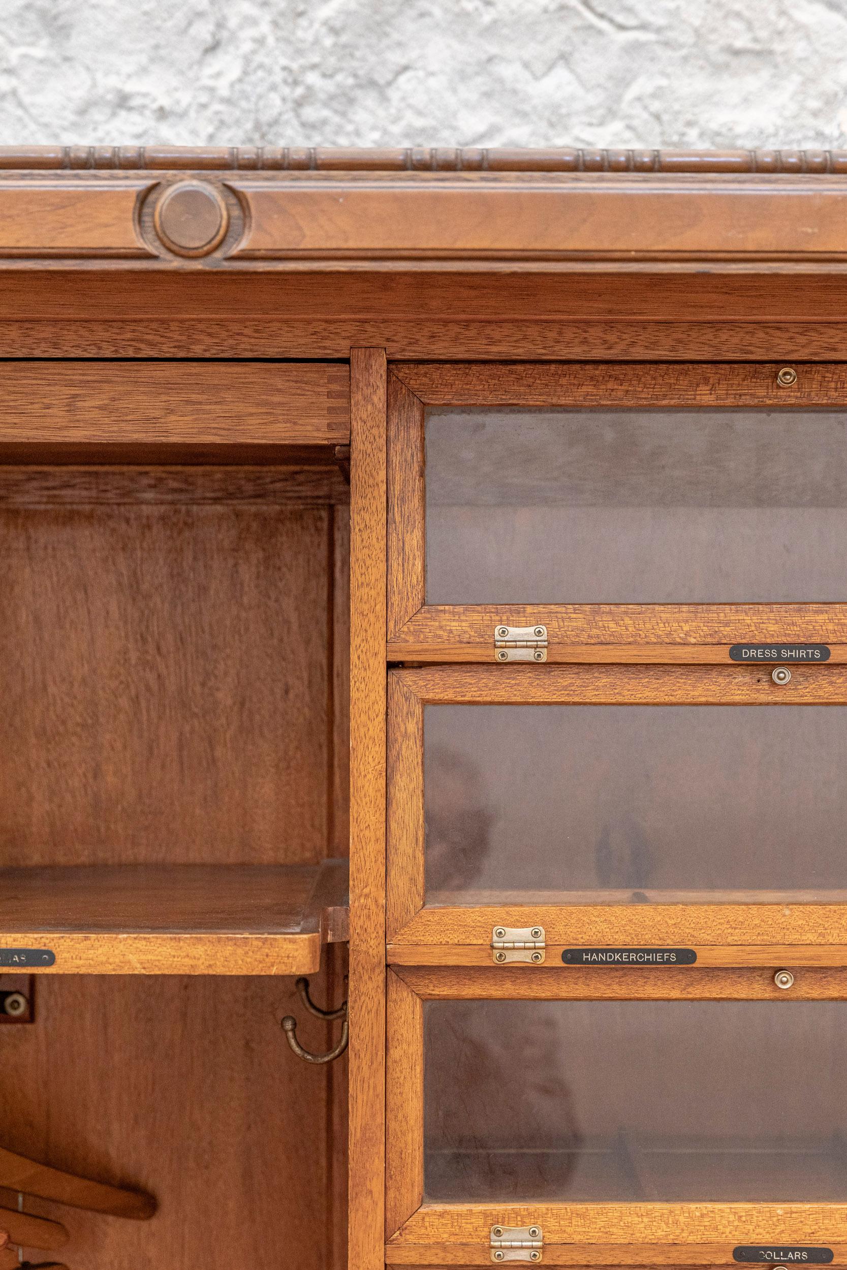 Early 20th Century Iconic Oak Wardrobe by Compactom London