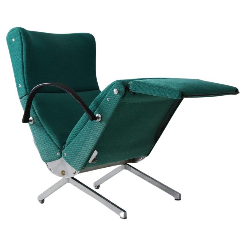 Iconic Osvaldo Borsani ‘P40’ Reclining Lounge Chair by Tecno