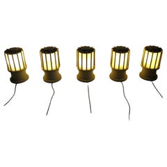 Lampe d'extérieur emblématique DZ220 aluminium/acier inoxydable/pc /set of 5