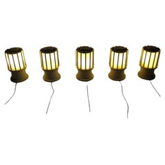 Lampe d'extérieur emblématique DZ220 aluminium/acier inoxydable/pc /set of 5