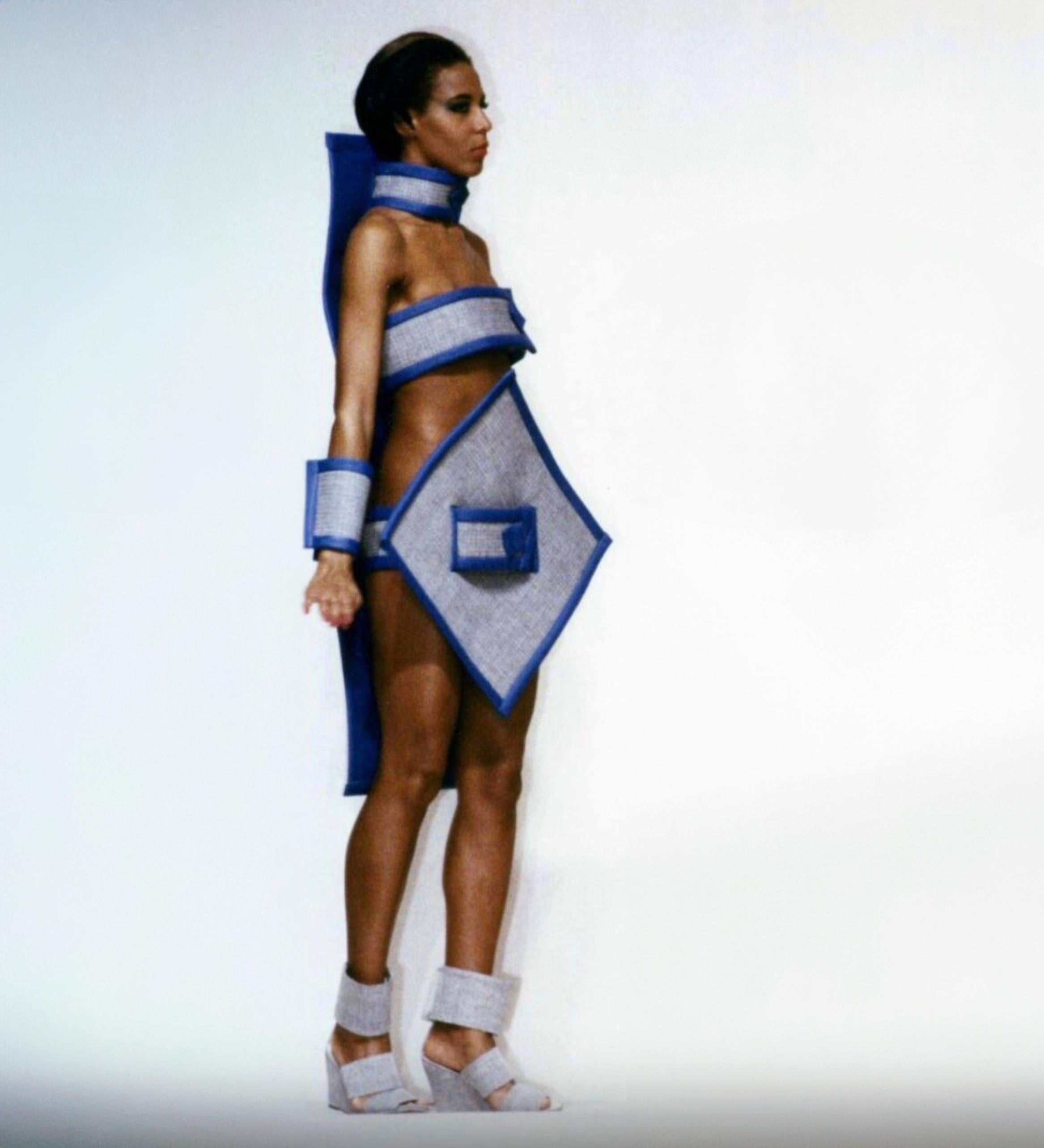 alta costura icónica paco rabanne  SS 1985/86 Pieza de museo 1