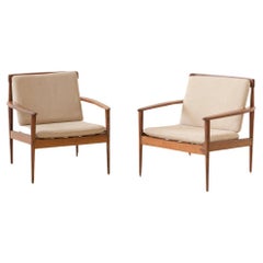 Pareja de sillones icónicos de Rino Levi, c. 1950, diseño brasileño de mediados de siglo