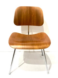 Iconic Pair of DCM Chairs Designed by Charles Eames for Herman Miller