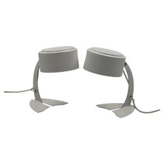 Iconique paire de lampes de table Targetti Sankey - Luminaires italiens d'avant-garde des années 70