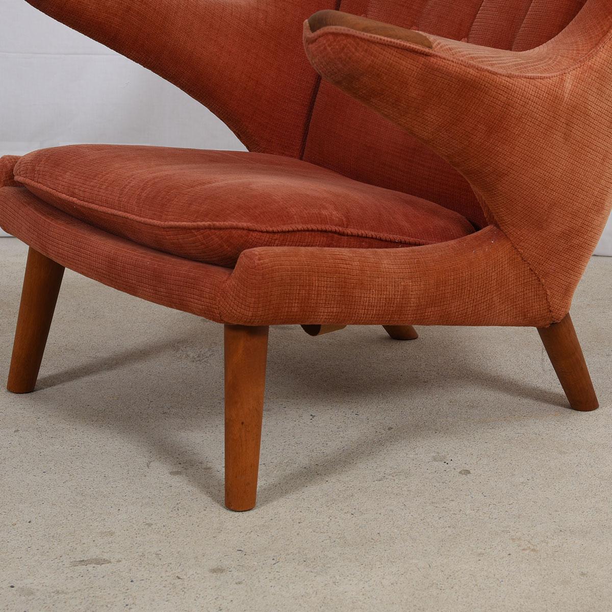 Iconic Papa Bear Wingback Chair by Hans Wegner, 1951 For Sale 2