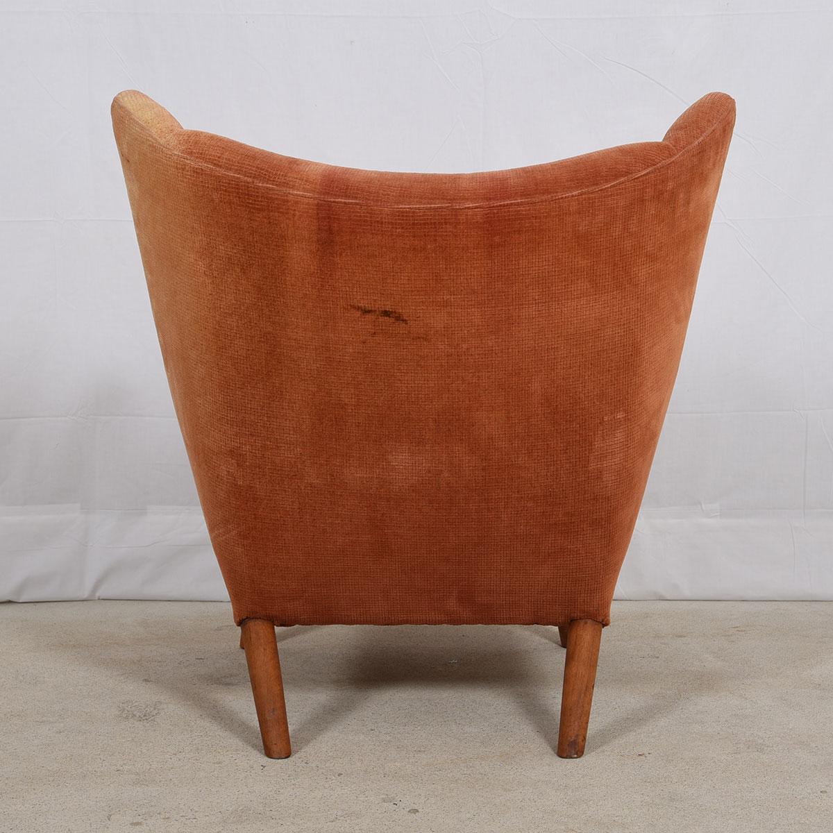 Iconic Papa Bear Wingback Chair by Hans Wegner, 1951 For Sale 3