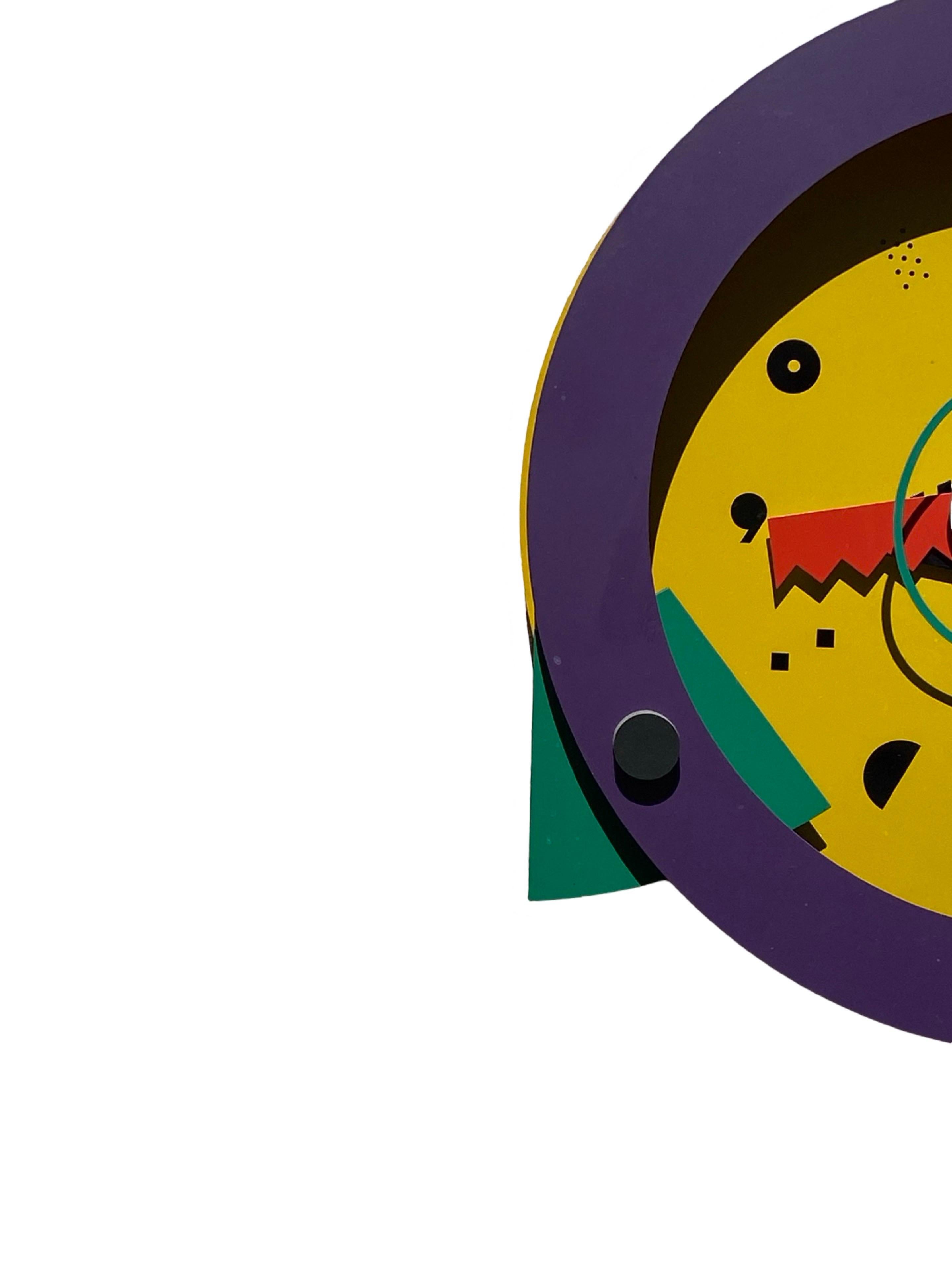 Icónico Reloj de Pared Postmoderno de los 80 