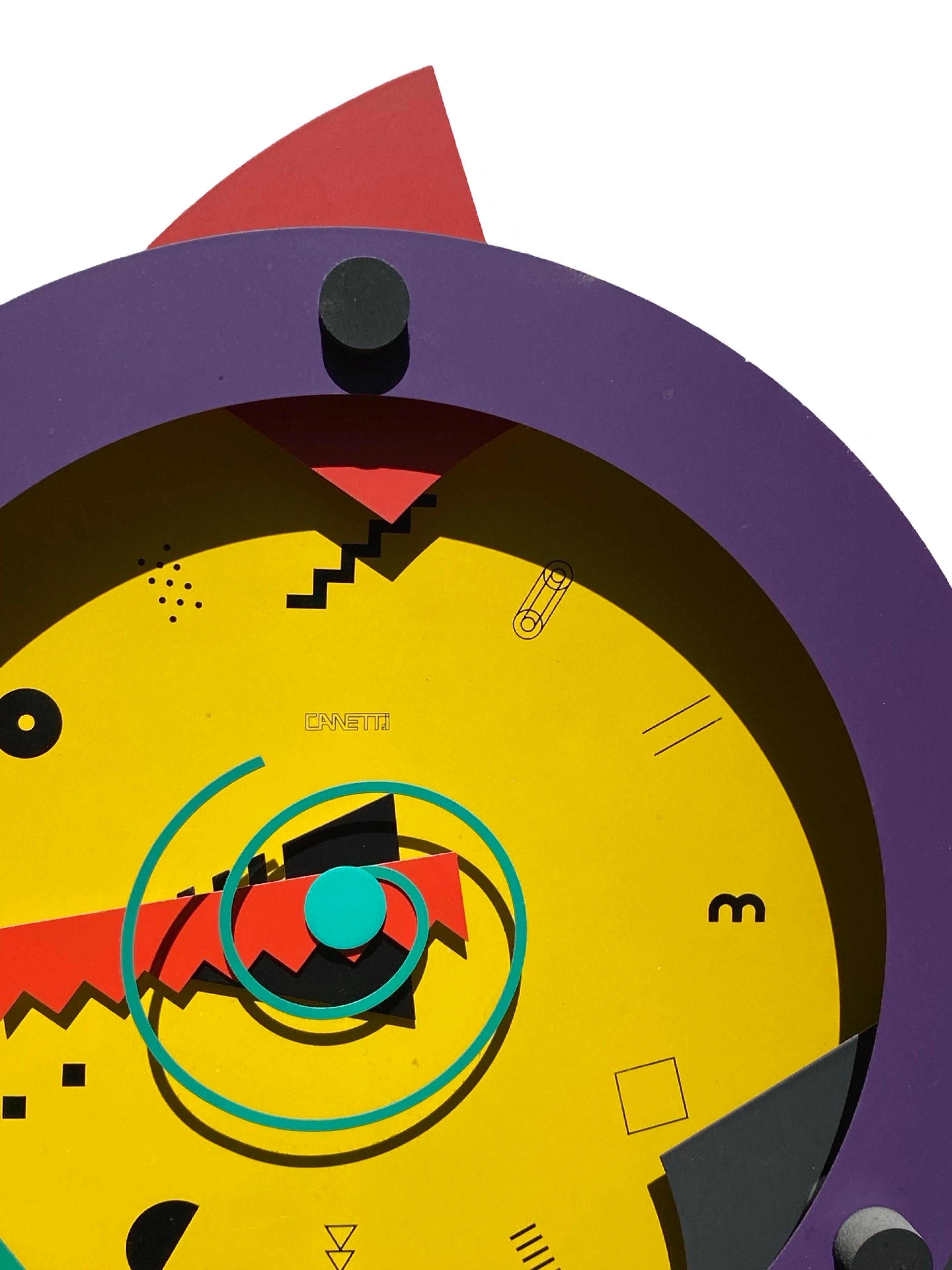 Icónico Reloj de Pared Postmoderno de los 80 