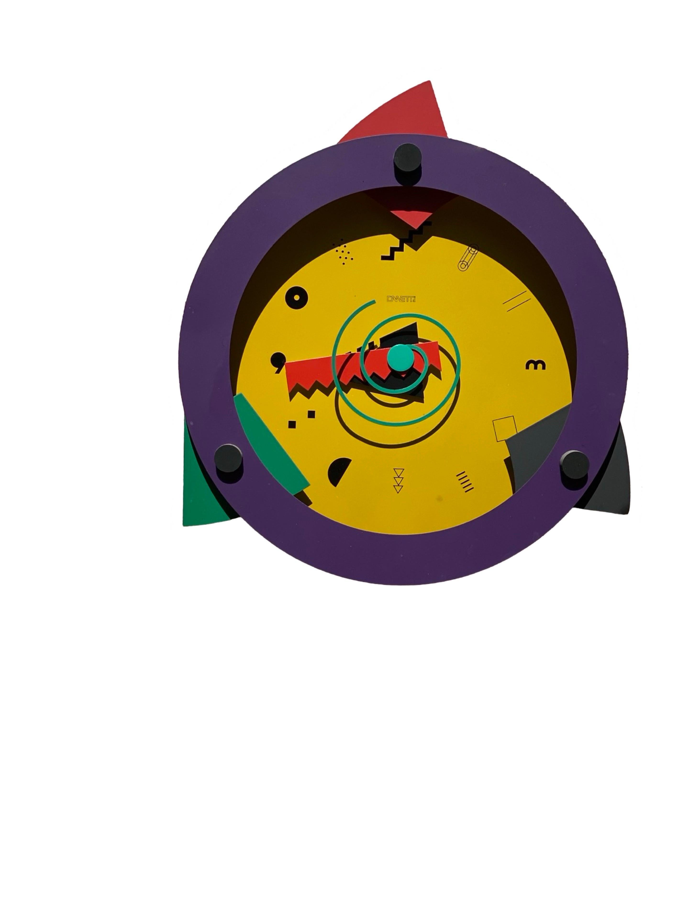 Icónico Reloj de Pared Postmoderno de los 80 