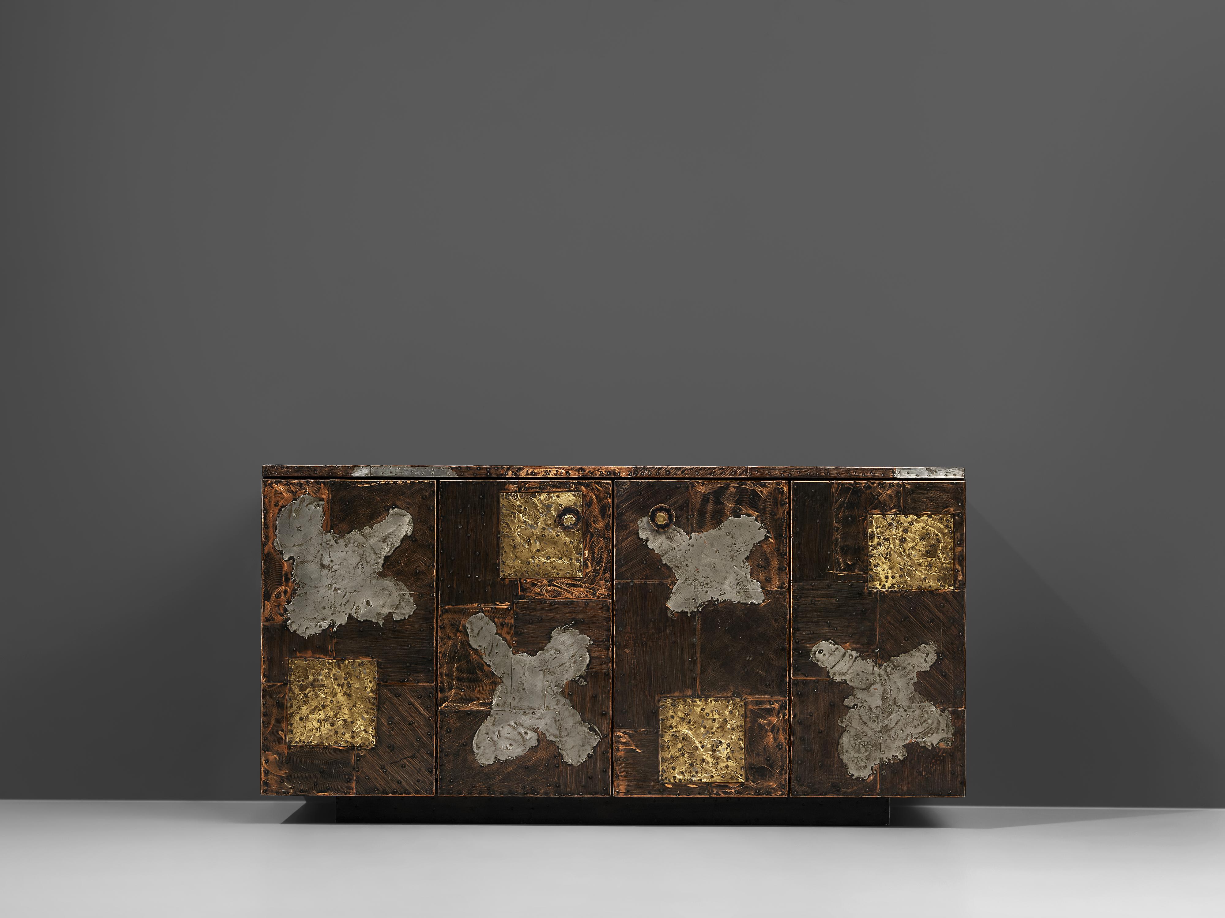 Iconic Paul Evans for Directional 'Patchwork' Sideboard 3