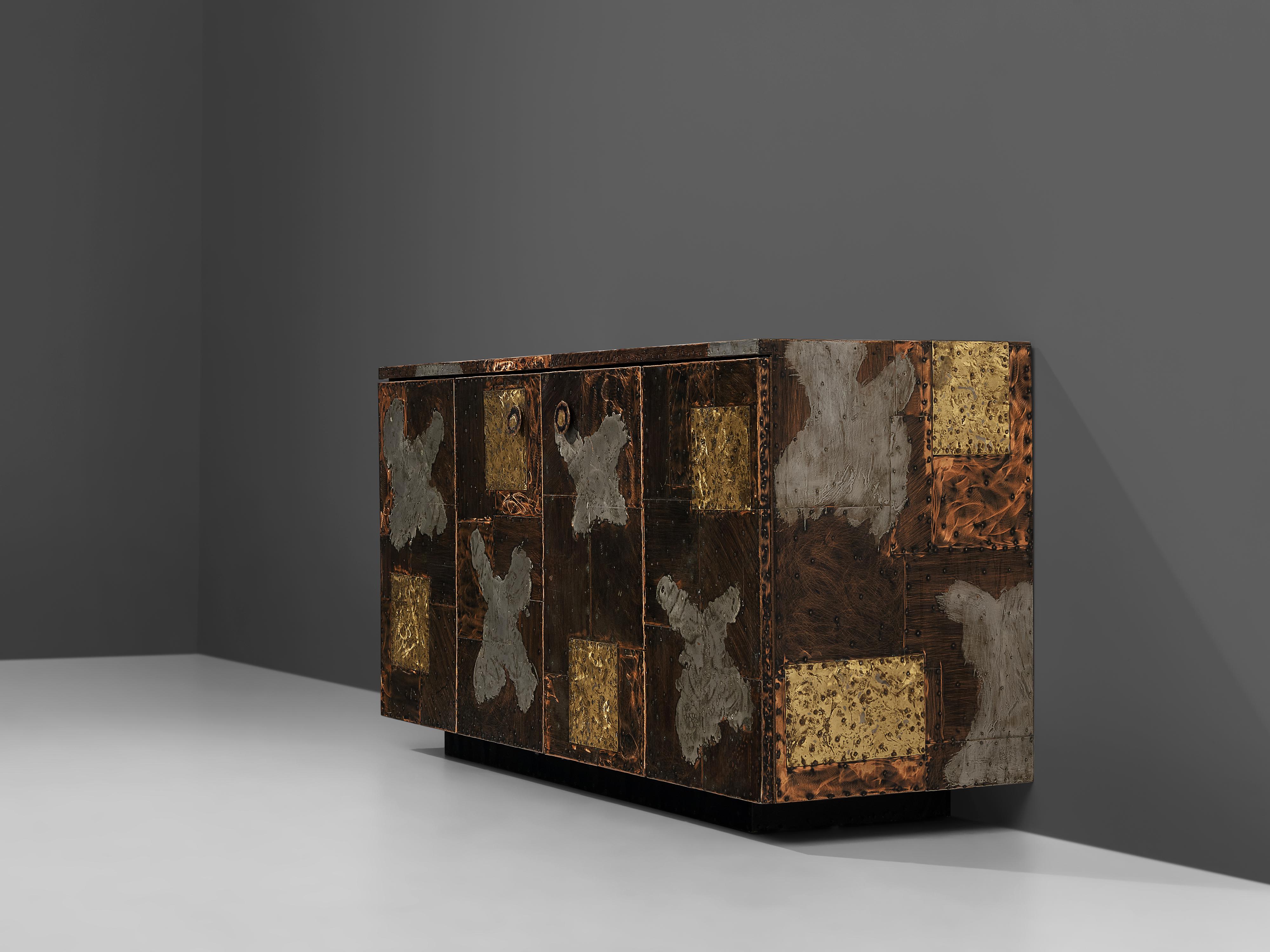 Iconic Paul Evans for Directional 'Patchwork' Sideboard 1