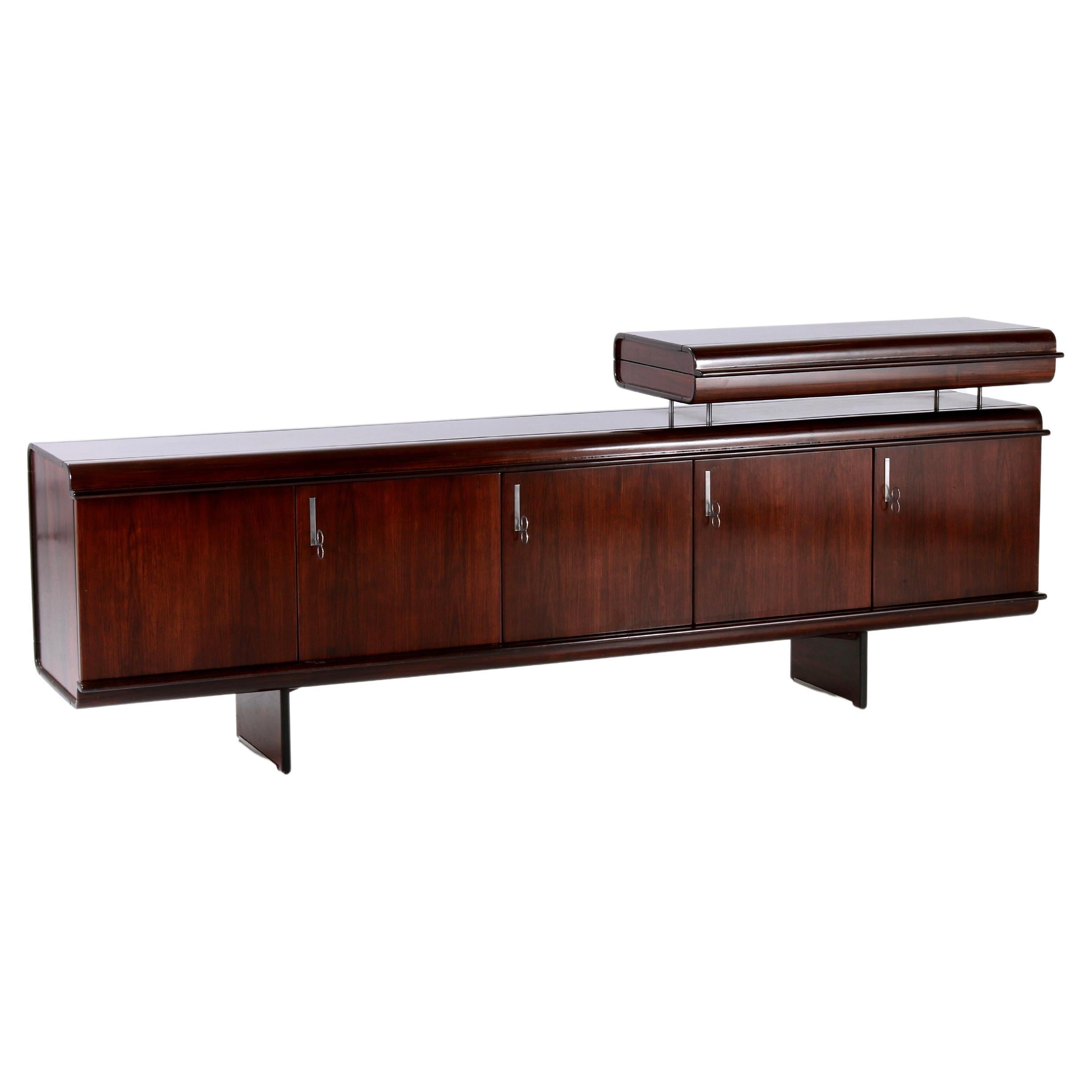 Iconic Pellicano Sideboard by Introini for Saporiti, Mid-Century Italian Design 