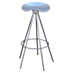Iconic Pepe Cortes Contemporary 'Jamaica' Chrome and Aluminum Bar Stools