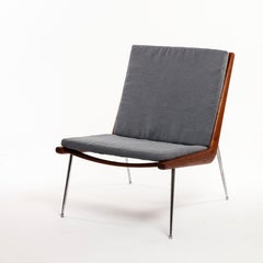 Iconic Peter Hvidt Boomerang Chair for France & Son
