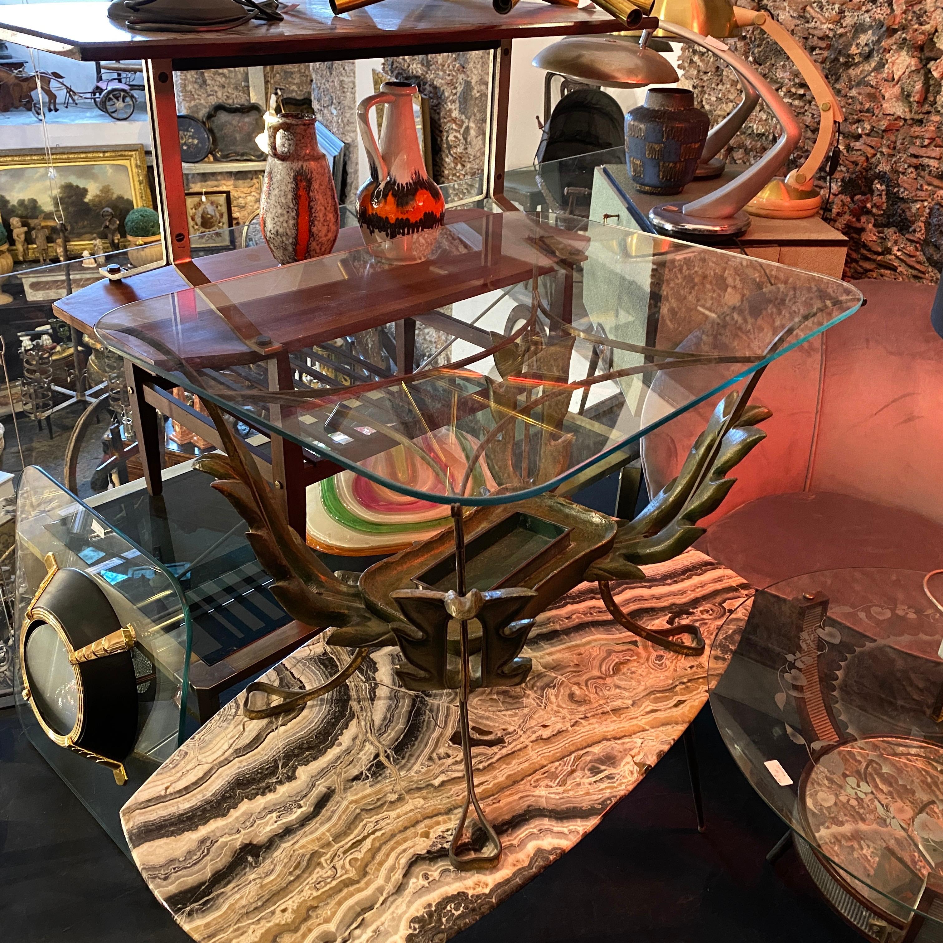 1950s Pier Luigi Colli Mid-Century Modern Table à café rectangulaire en vente 6