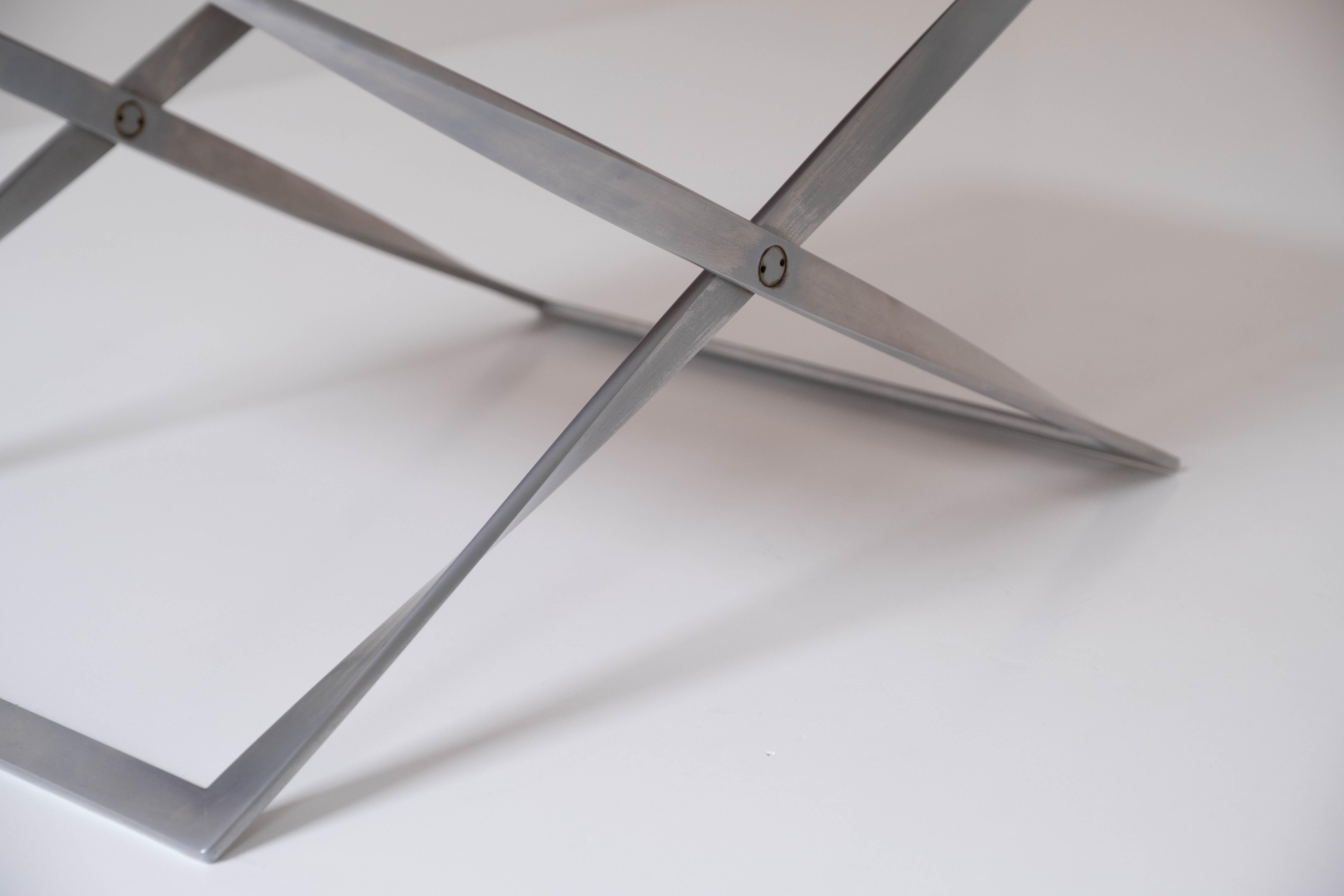 Iconic Pk 91 Folding Stool by Poul Kjærholm for by E. Kold Christensen, DK 1961 3