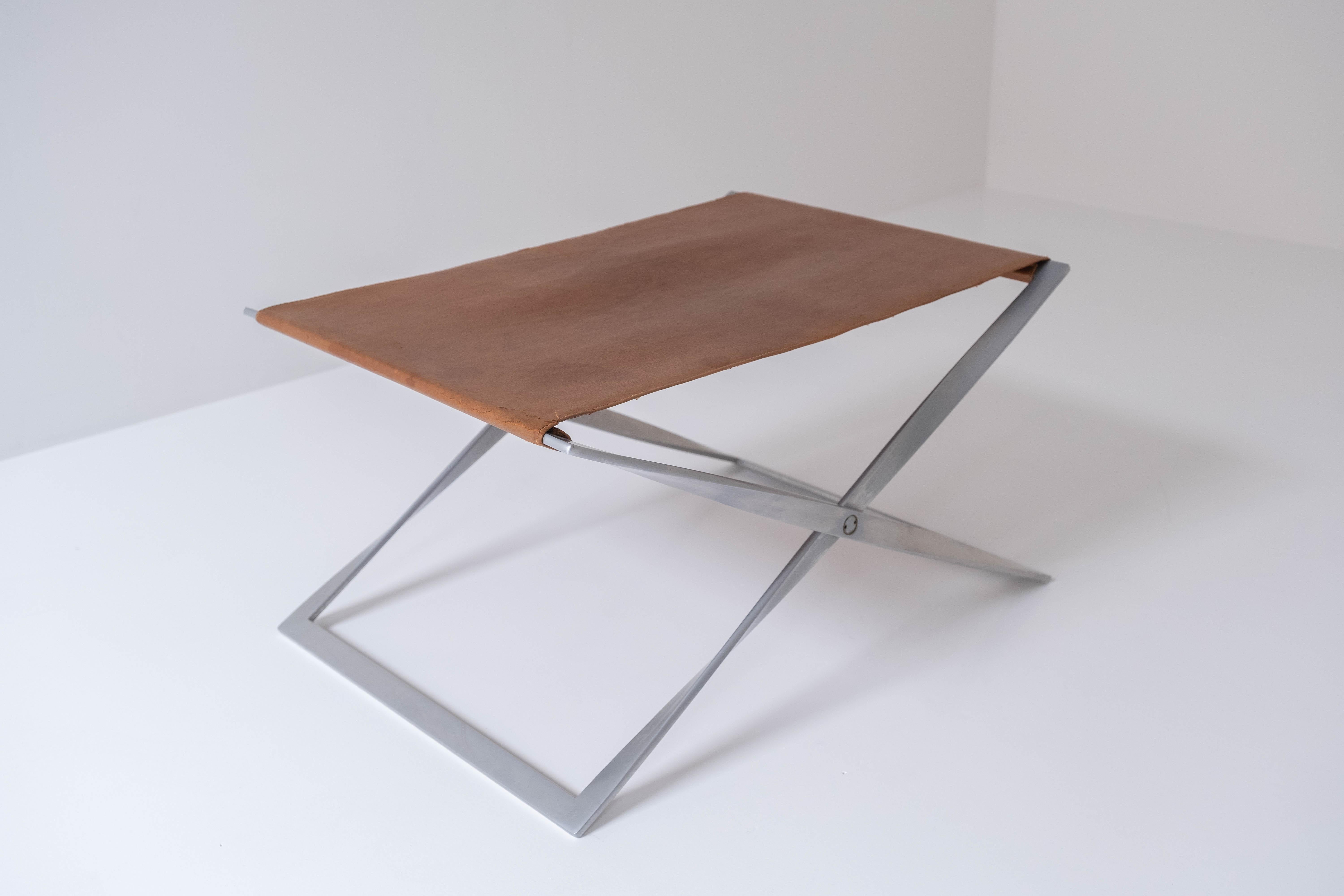 Iconic Pk 91 Folding Stool by Poul Kjærholm for by E. Kold Christensen, DK 1961 4