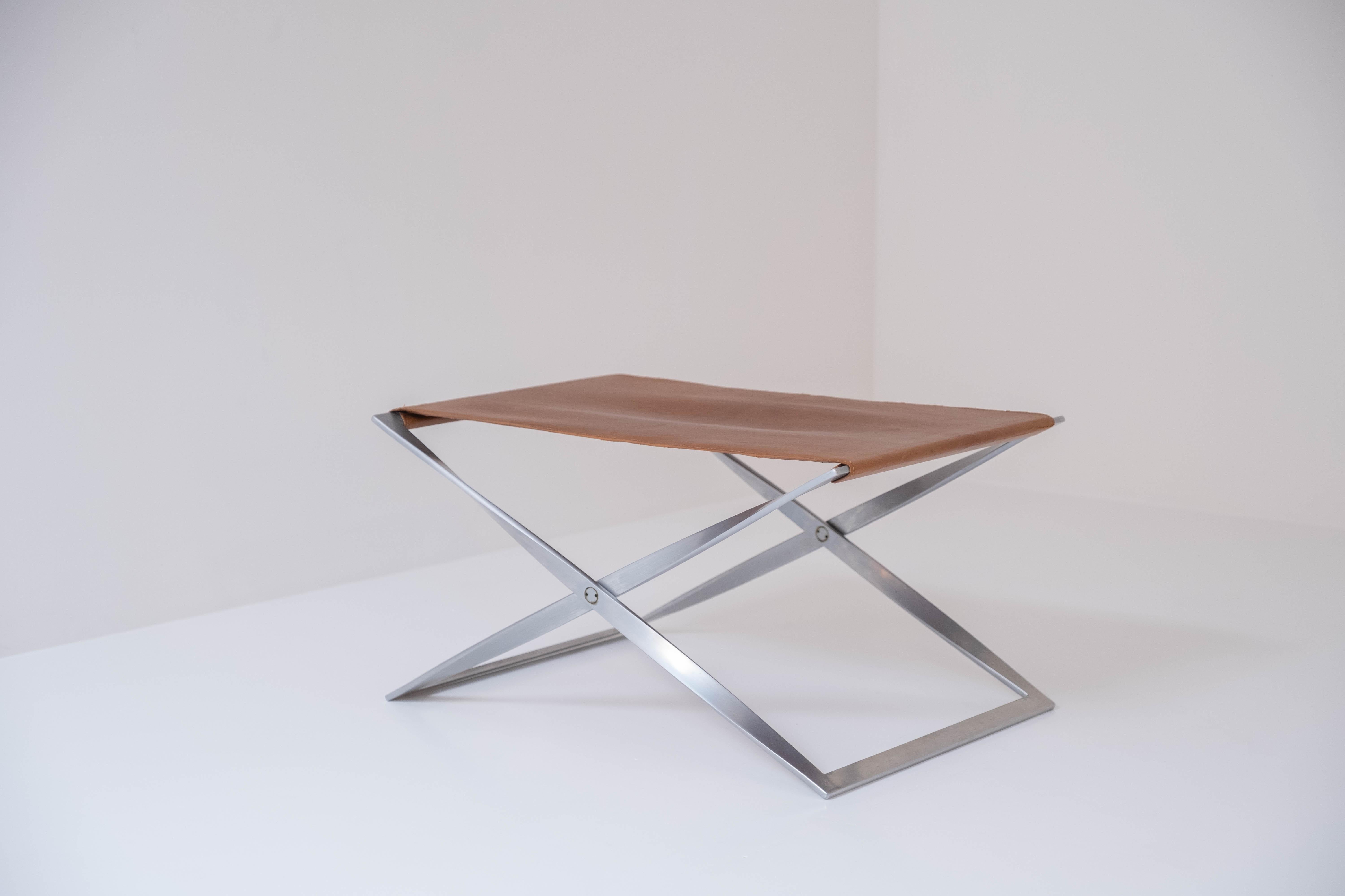 Iconic Pk 91 Folding Stool by Poul Kjærholm for by E. Kold Christensen, DK 1961 9