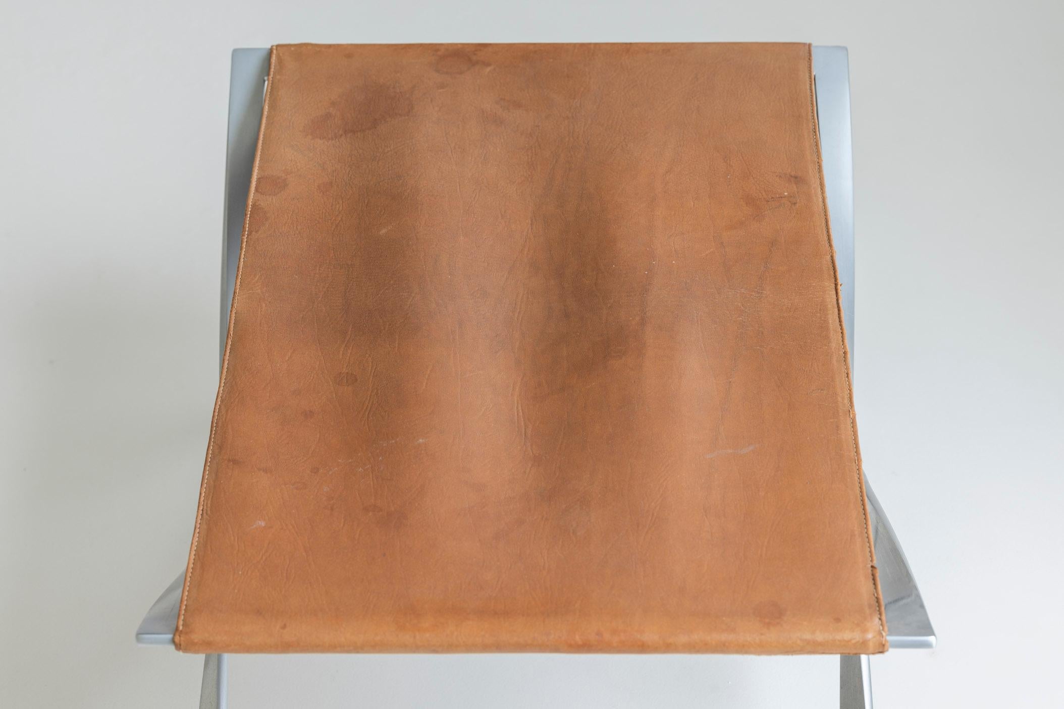 Mid-20th Century Iconic Pk 91 Folding Stool by Poul Kjærholm for by E. Kold Christensen, DK 1961