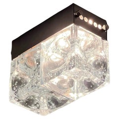 Iconic Poliarte Lamp 'Denebe' - Handmade Glass Cubes Made in Italy