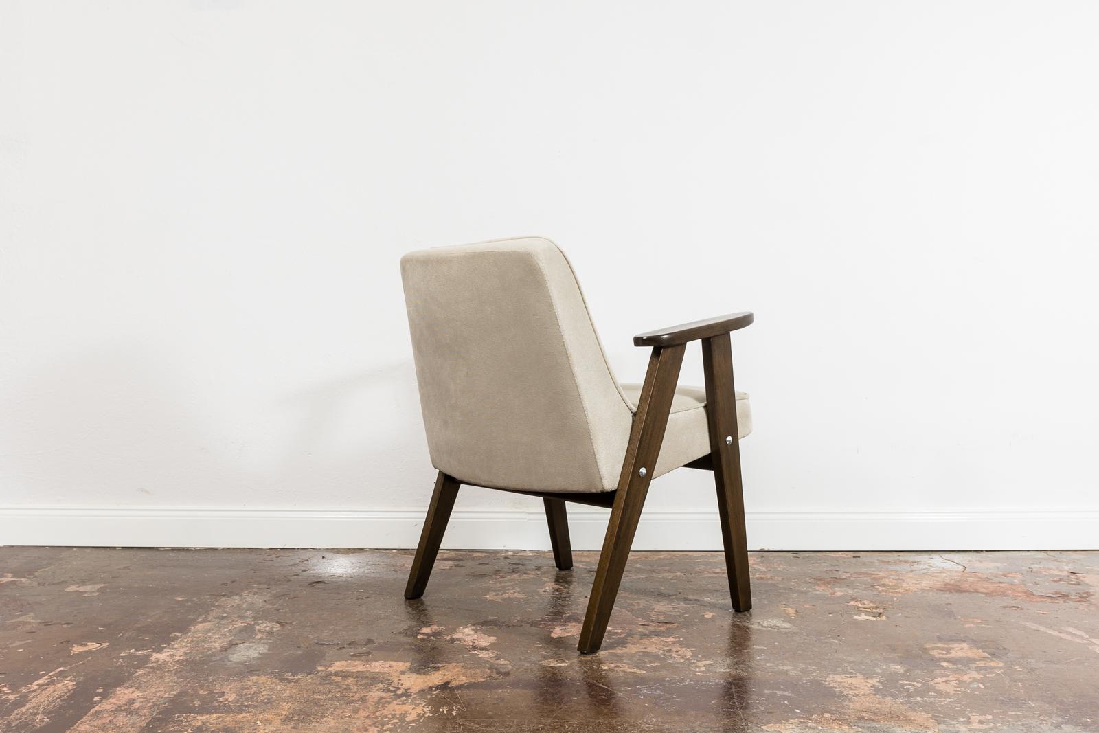 Iconic Polish Mid-Century Armchair 366 by Józef Chierowski 1960's For ...