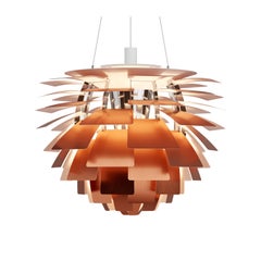 Iconic Poul Henningsen PH Artichoke Ø720 by Louis Poulsen in Copper
