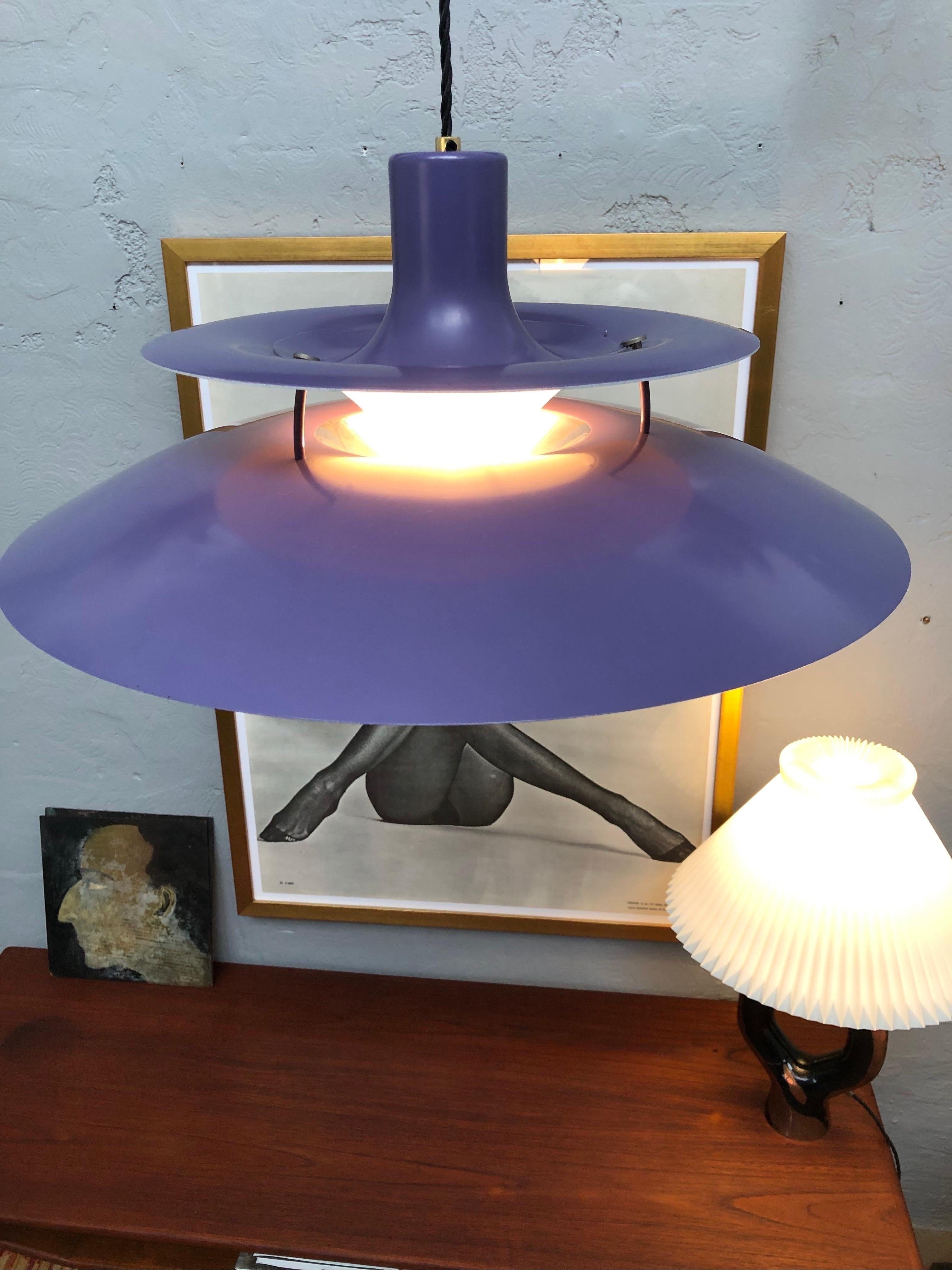 Iconic Rare 1st Edition Poul Henningsen PH 5 Chandelier Pendant Lamp from 1958 2