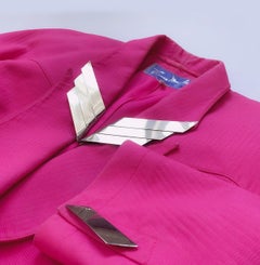 Iconic Rare Thierry Mugler Pink Ensemble Metal Wings