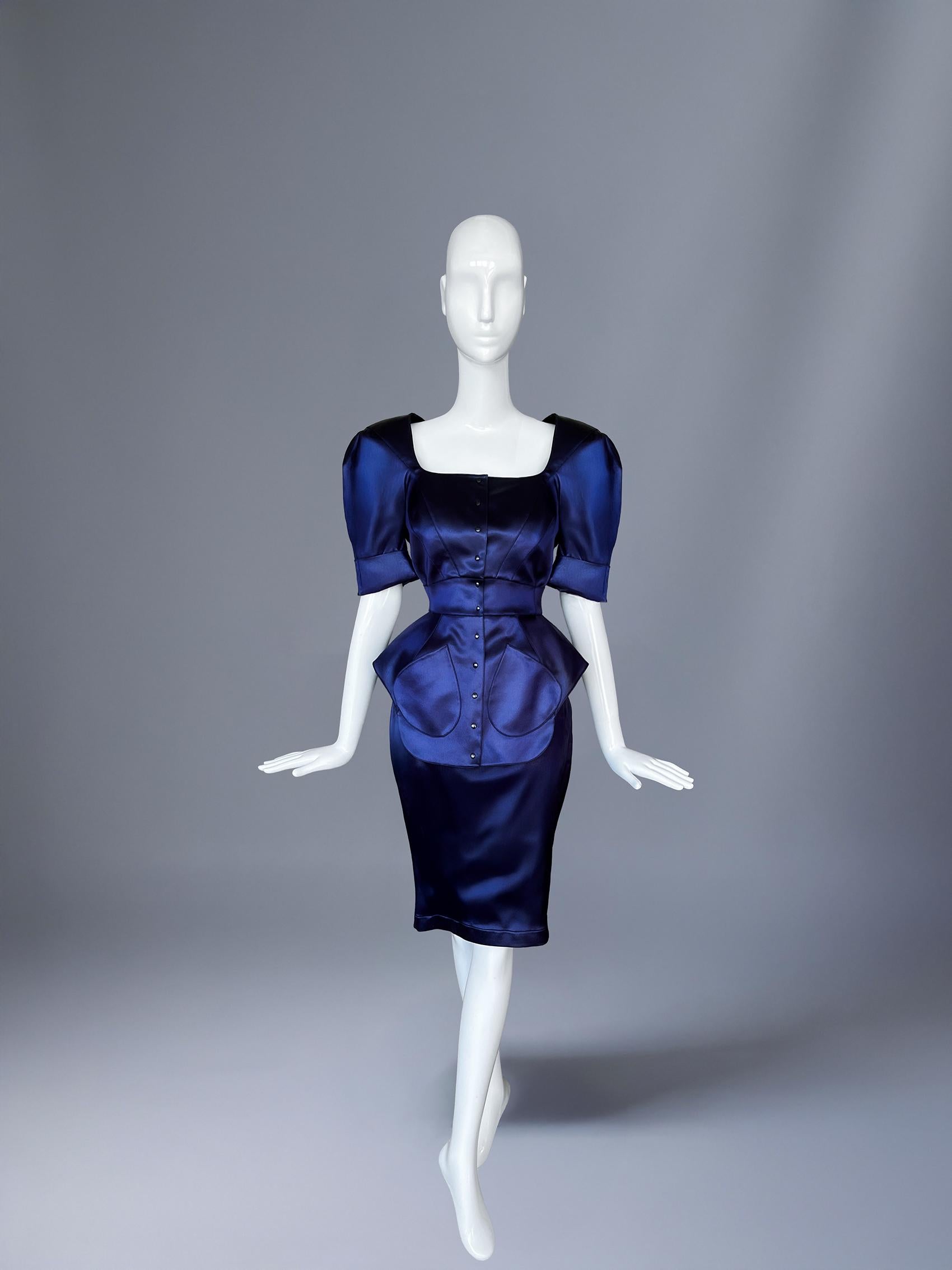 Iconic Rare Thierry Mugler SS 1991 Archival Sexy  Ensemble In Excellent Condition For Sale In Berlin, BE