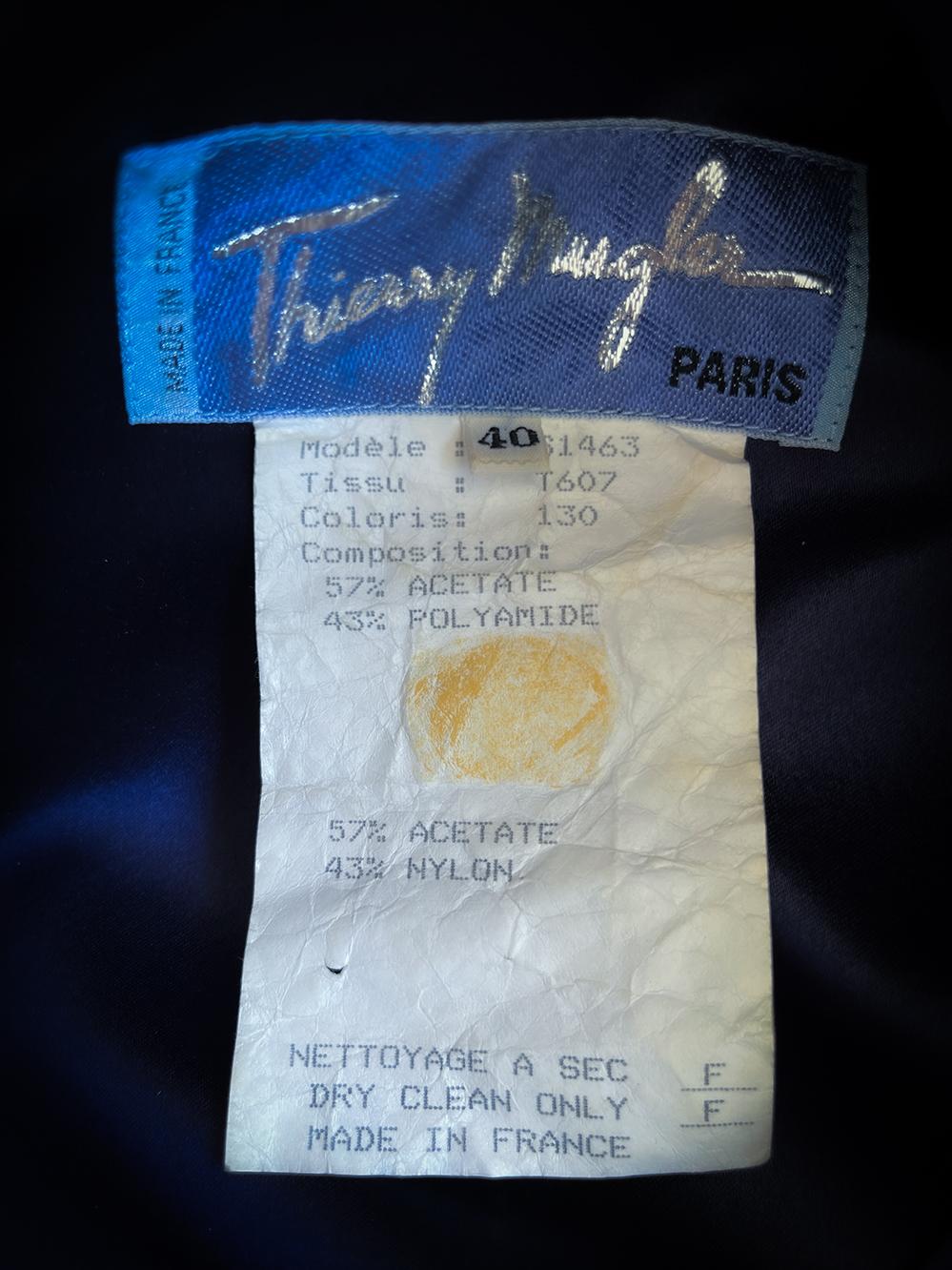 Iconic Rare Thierry Mugler SS 1991 Archival Sexy  Ensemble For Sale 2