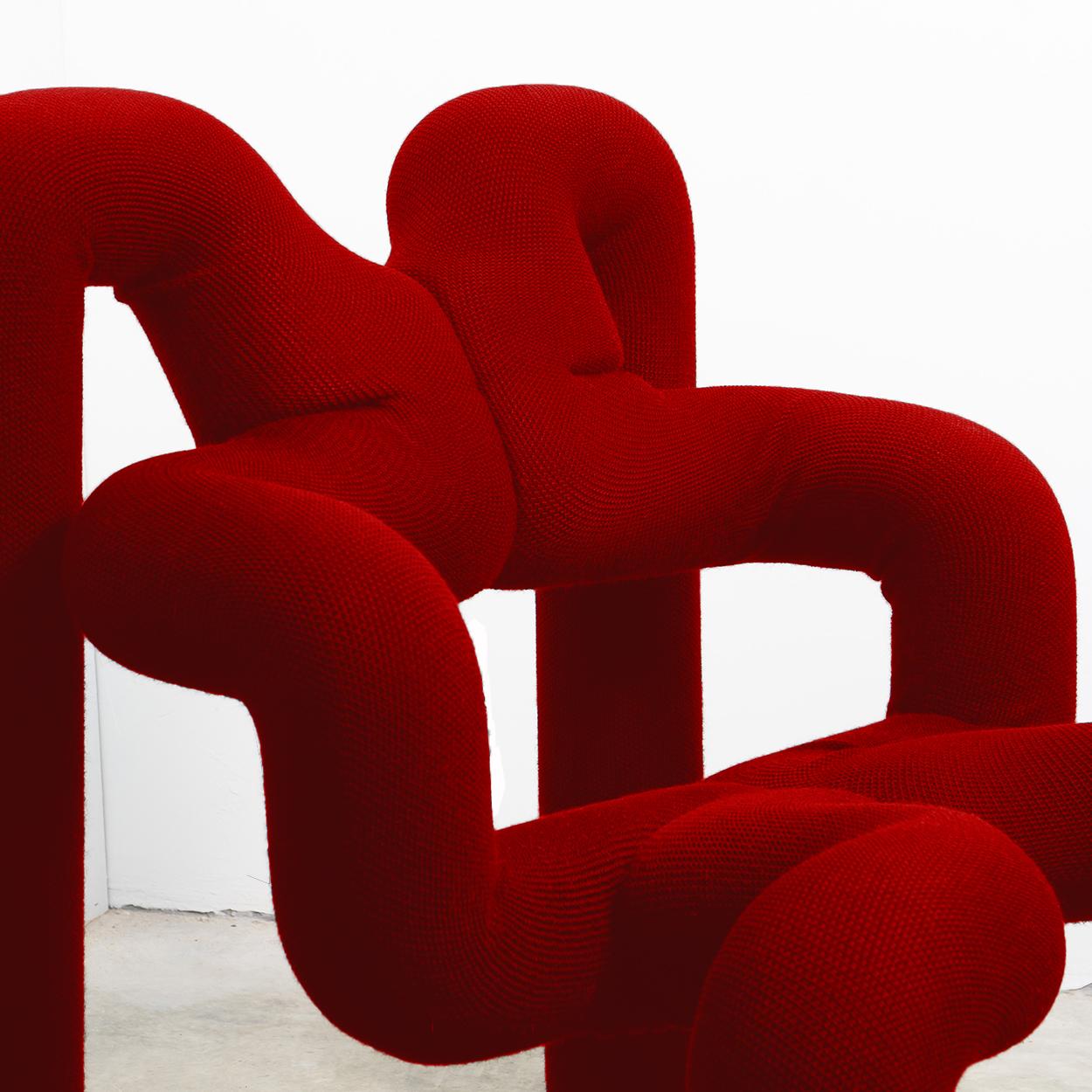 Other Iconic Red Armchair by Terje Ekstrom, Norway, 1980s