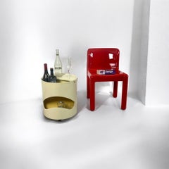 Carro de almacenaje icónico ROBO Bar Cart de Joe Colombo, años 60