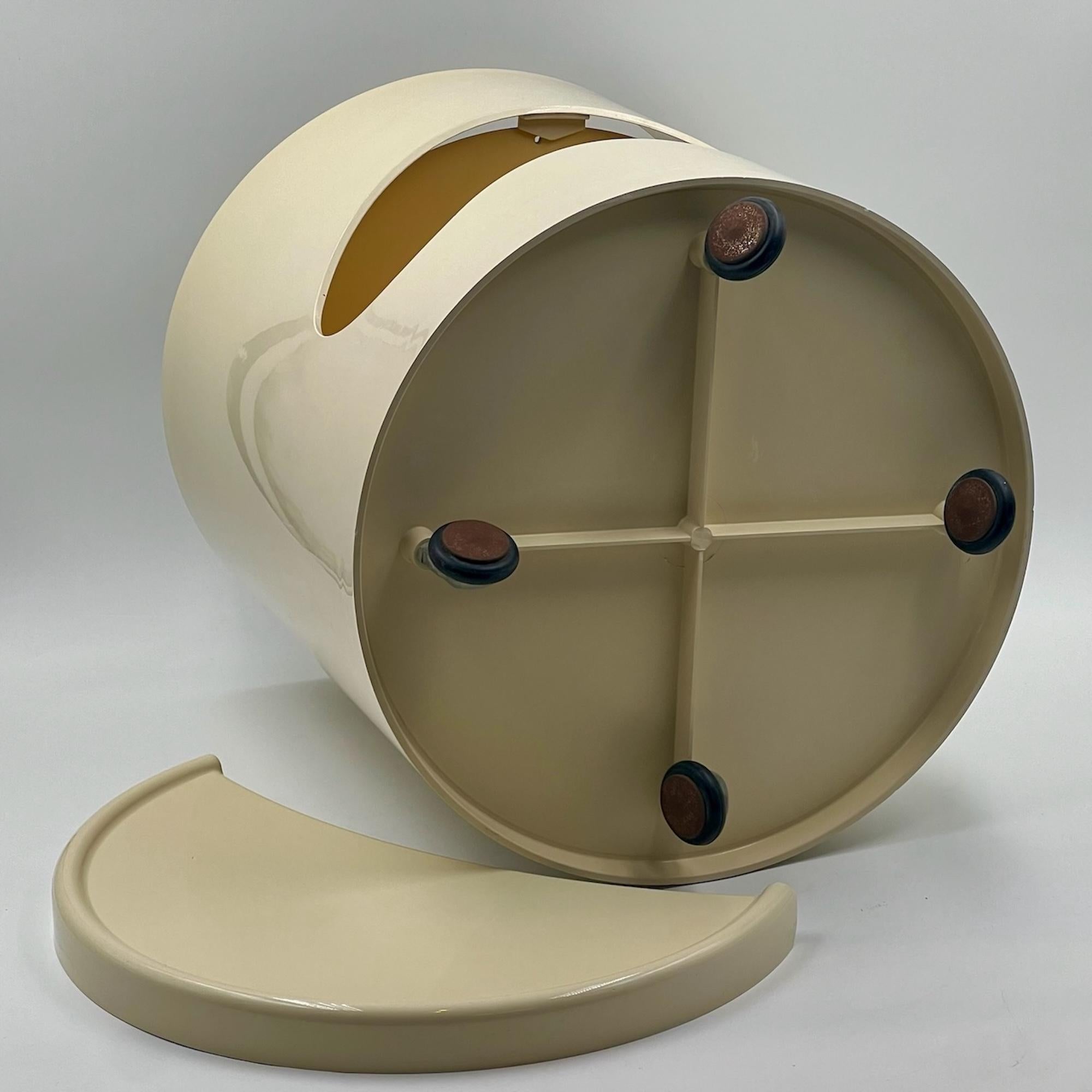 Plastic Iconic ROBO Bar Cart Storage Trolley by Joe Colombo, 1960s For Sale