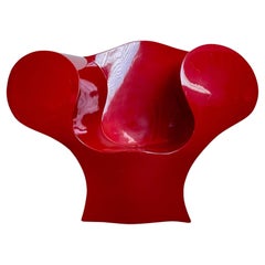 Iconic Ron Arad Red Sculpture Chair