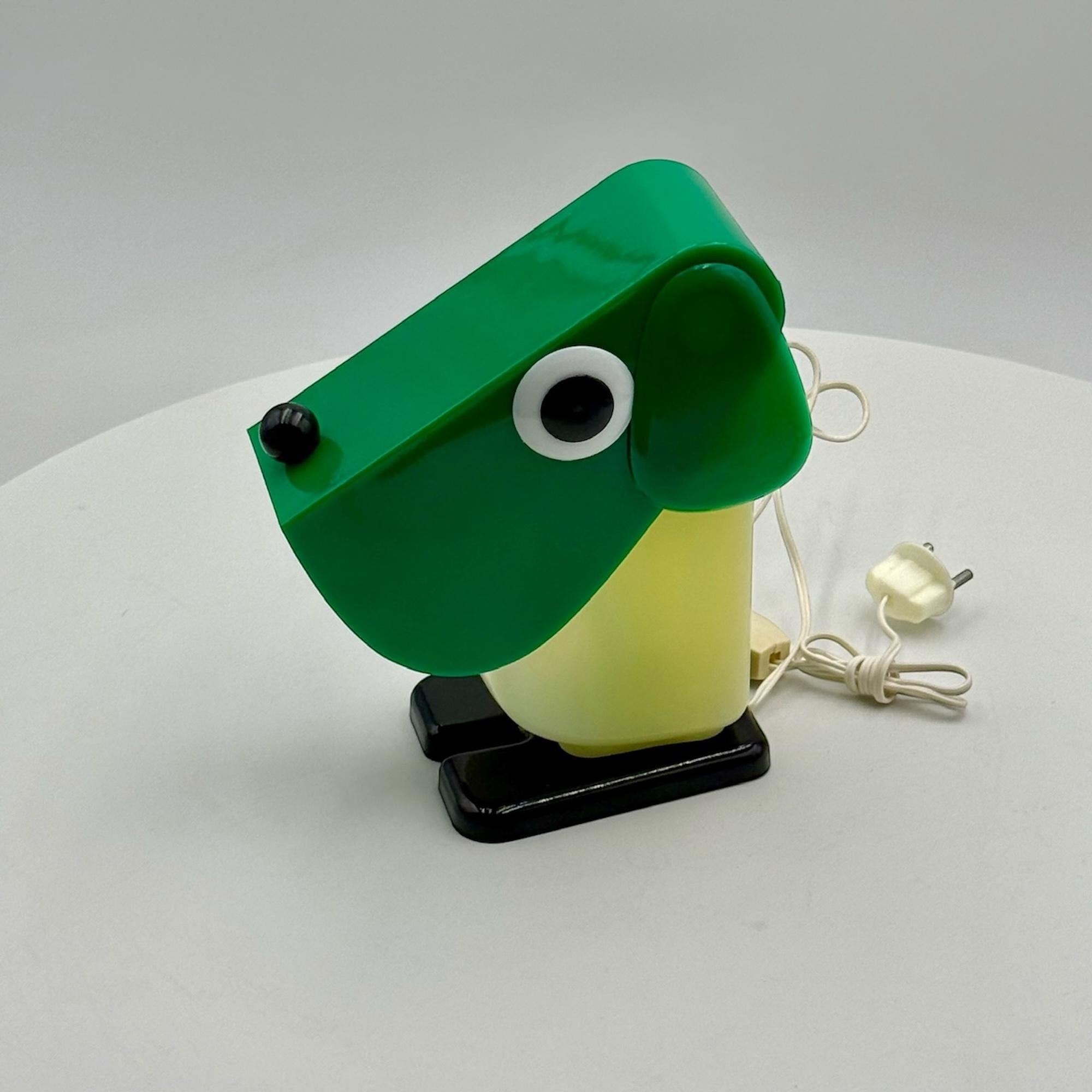 Plastic Iconic Rufus Dog Lamp by Fernando Cassetta for Tacman Manara, 1970s