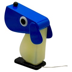Iconic Rufus Dog Lamp by Fernando Cassetta for Tacman Manara in Blue, 1970s