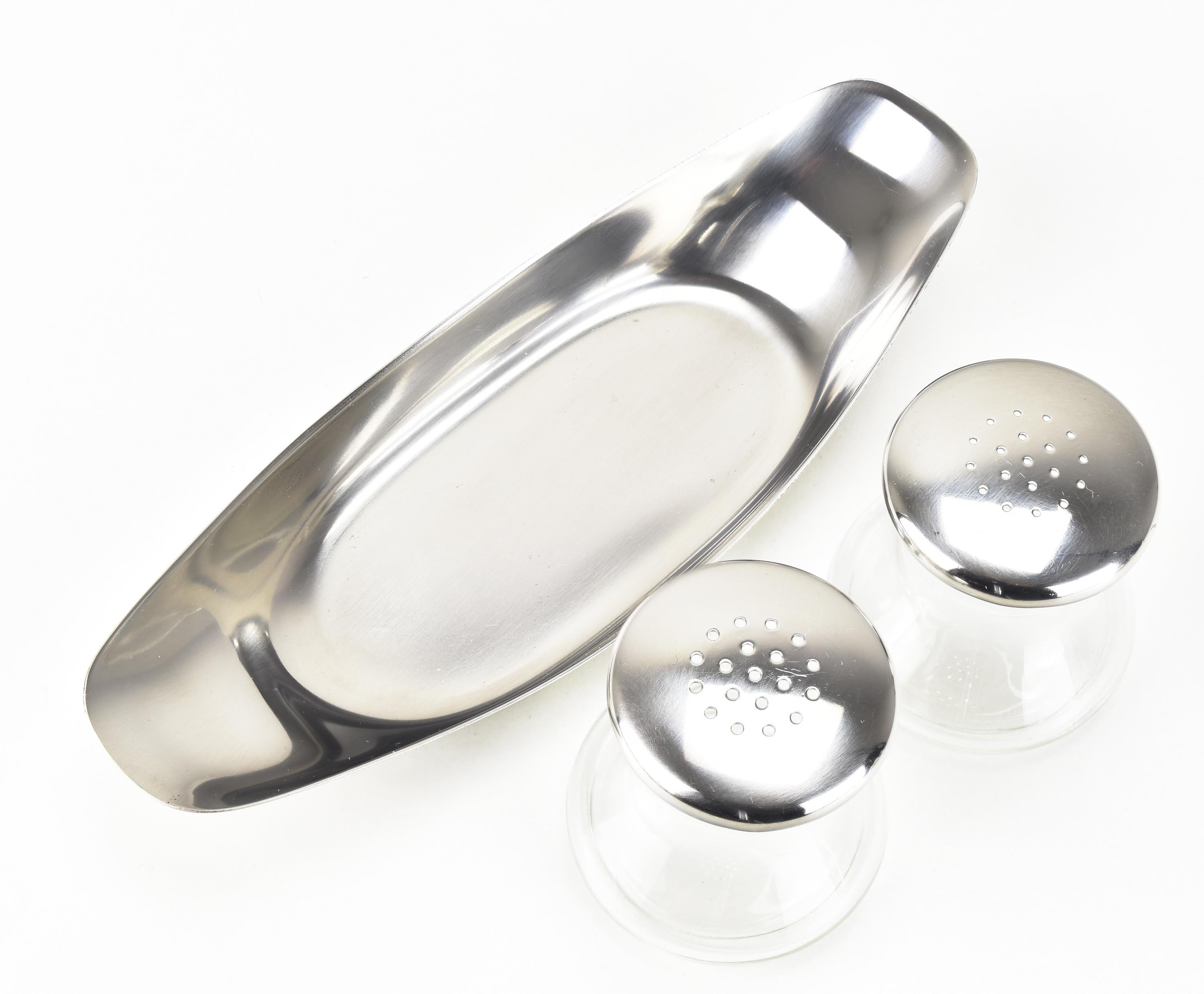 Mid-Century Modern Iconic Salt & Pepper Shakers Twins Max & Moritz Design Wilhelm Wagenfeld WMF