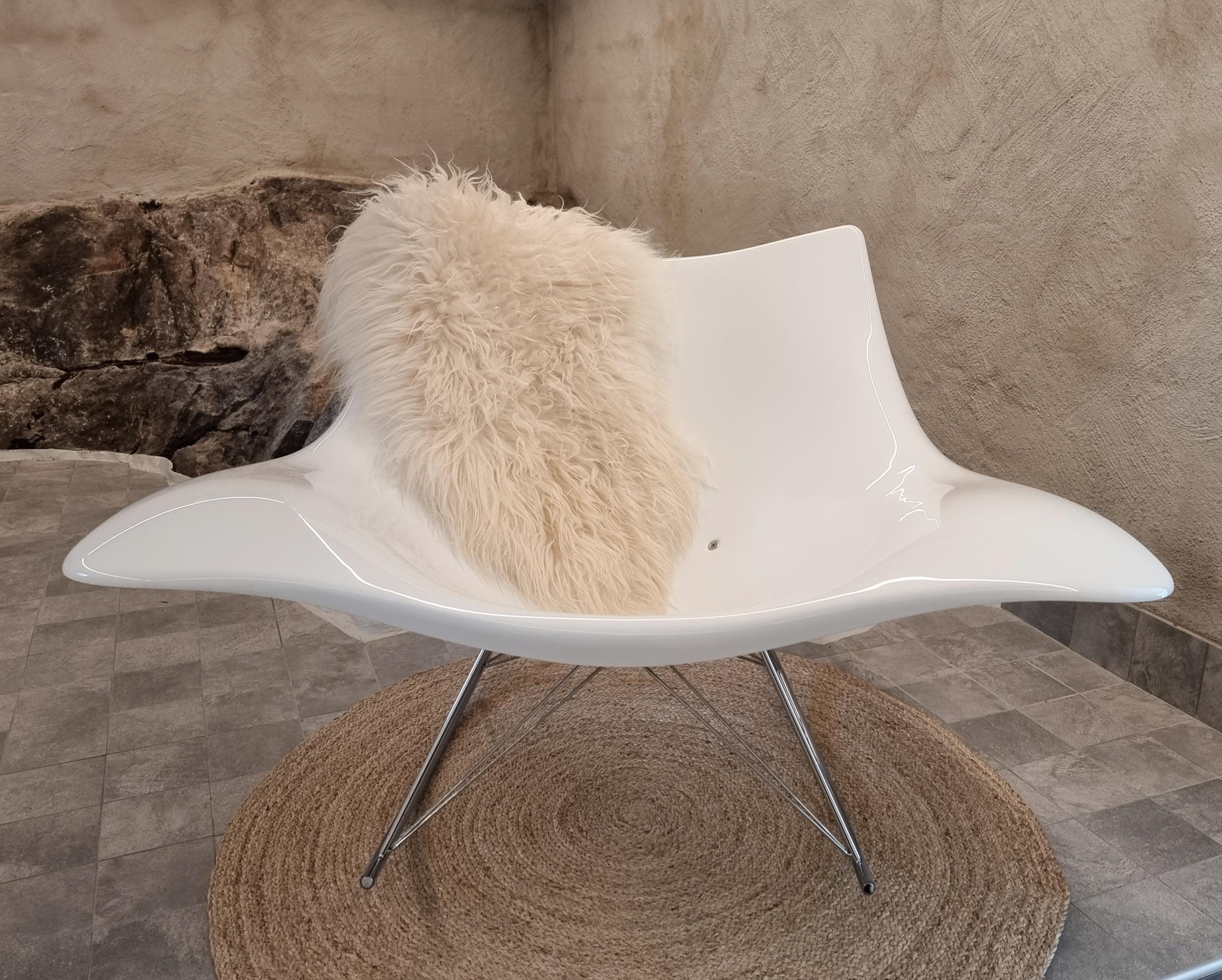 Iconic Scandinavian rocking chair model Stingray, modern classic 7