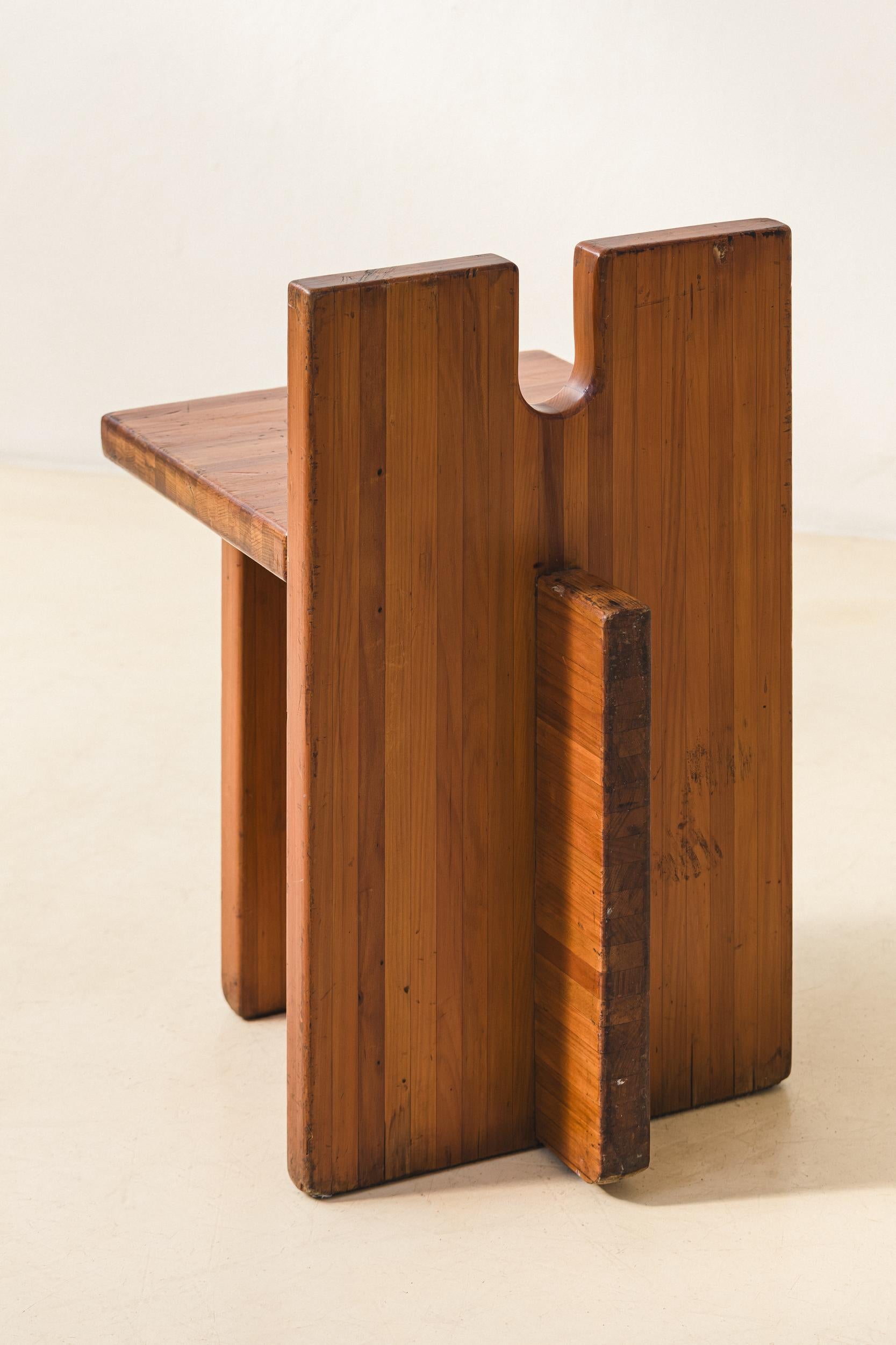 Tabouret brésilien emblématique Sesc Pompeia de Lina Bo Bardi, 1979-1980 en vente 4